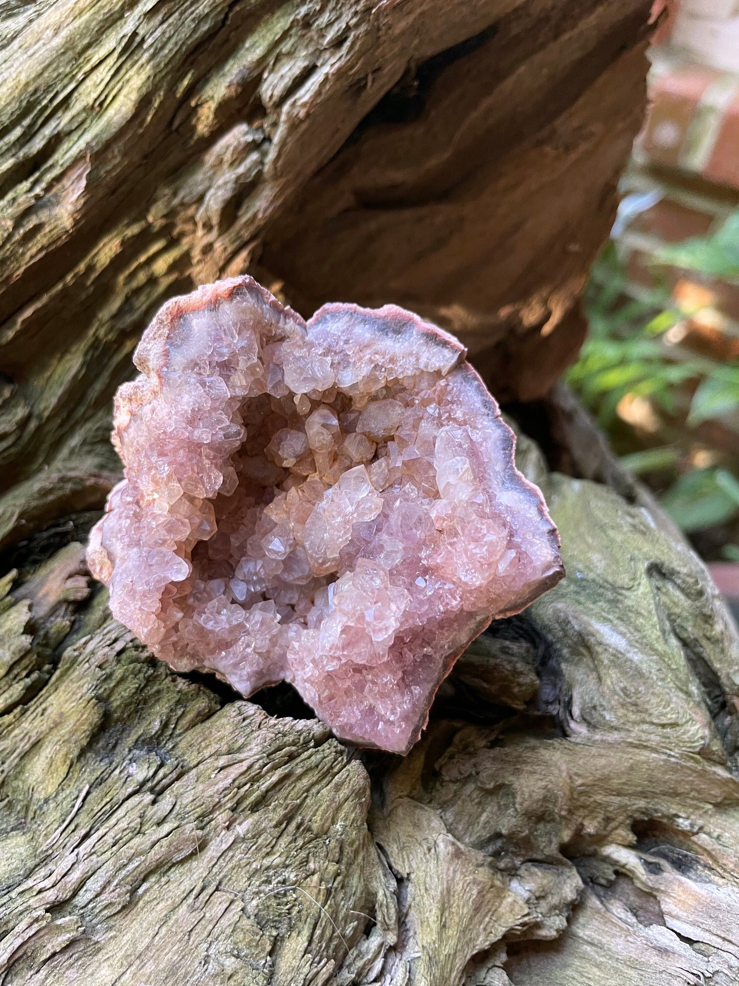 Beautiful Rare Pink Amethyst Specimen Geode, From Patagonia 146.6g