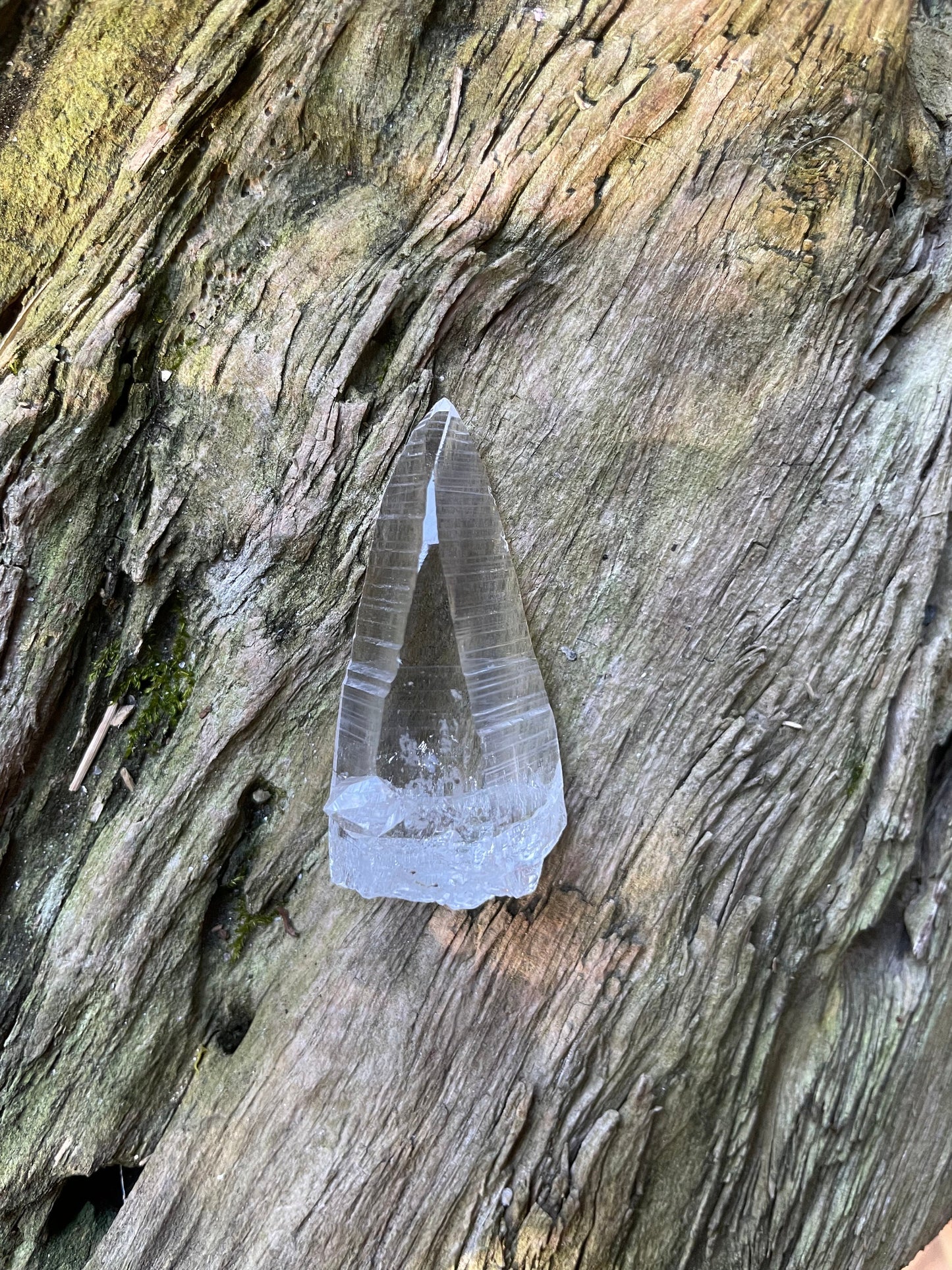 Stunning Columbian Lemurian Optical Quartz Point 21.8g Specimen