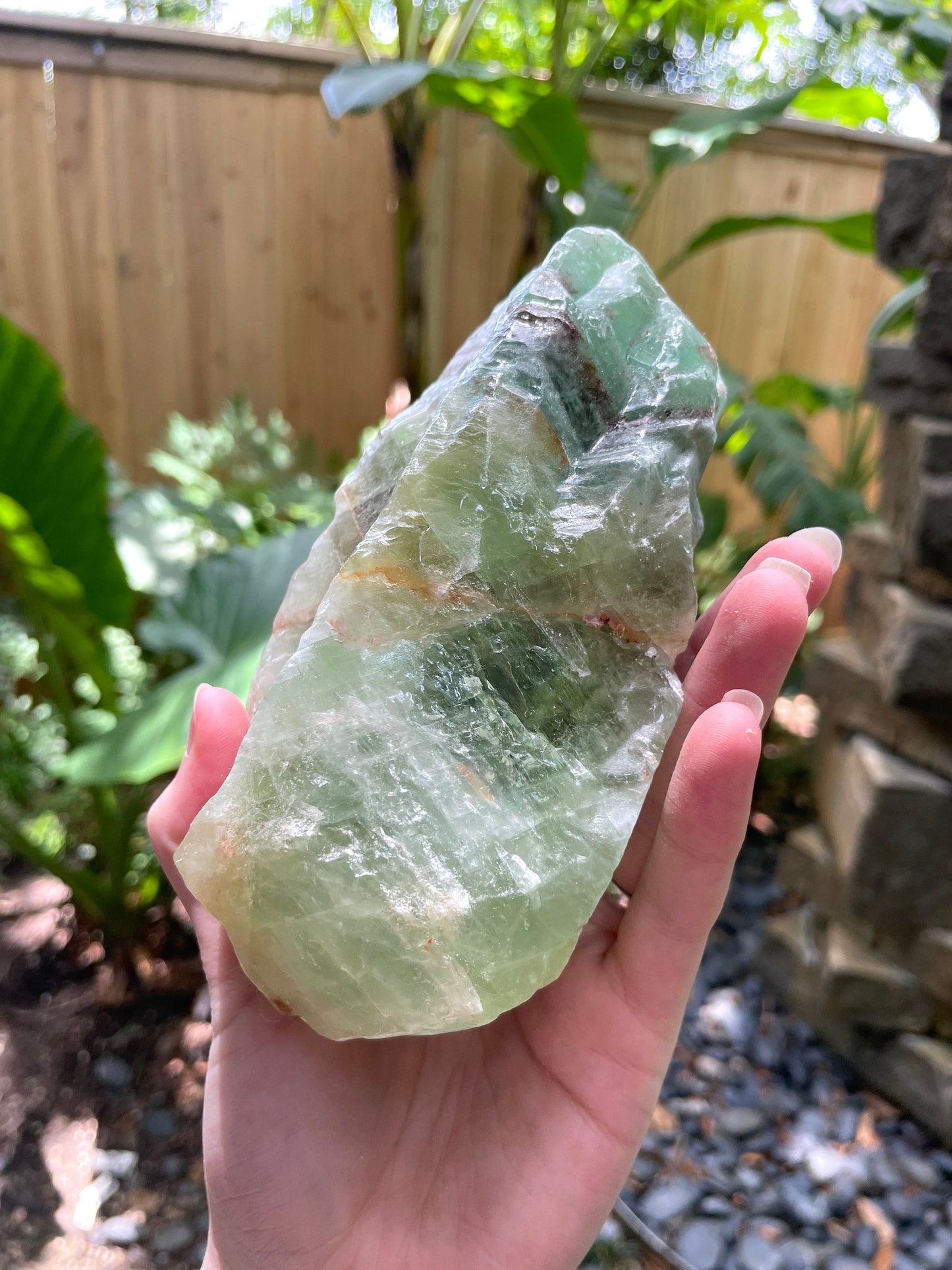 Beautiful Blue/Green Calcite Specimen from Mexico, 954g Mineral Crystal