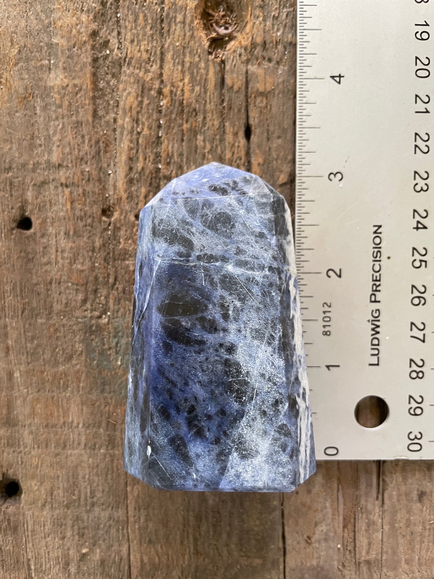 Blue Sodalite Polished Crystal Specimen 140g Specimen from Brazil
