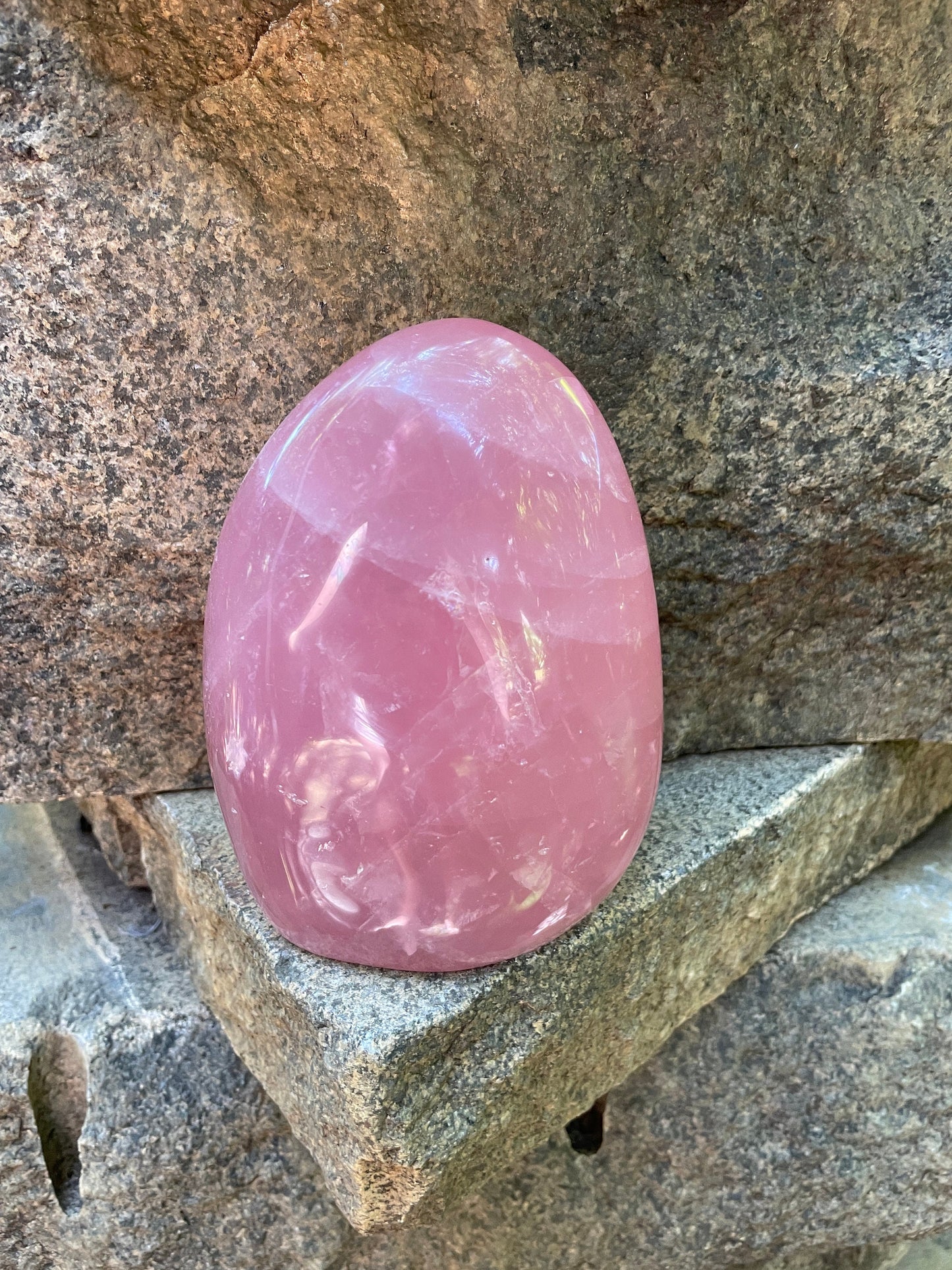 Polished Rose Quartz Free From Madagascar 992g 2lbs 3oz Specimen