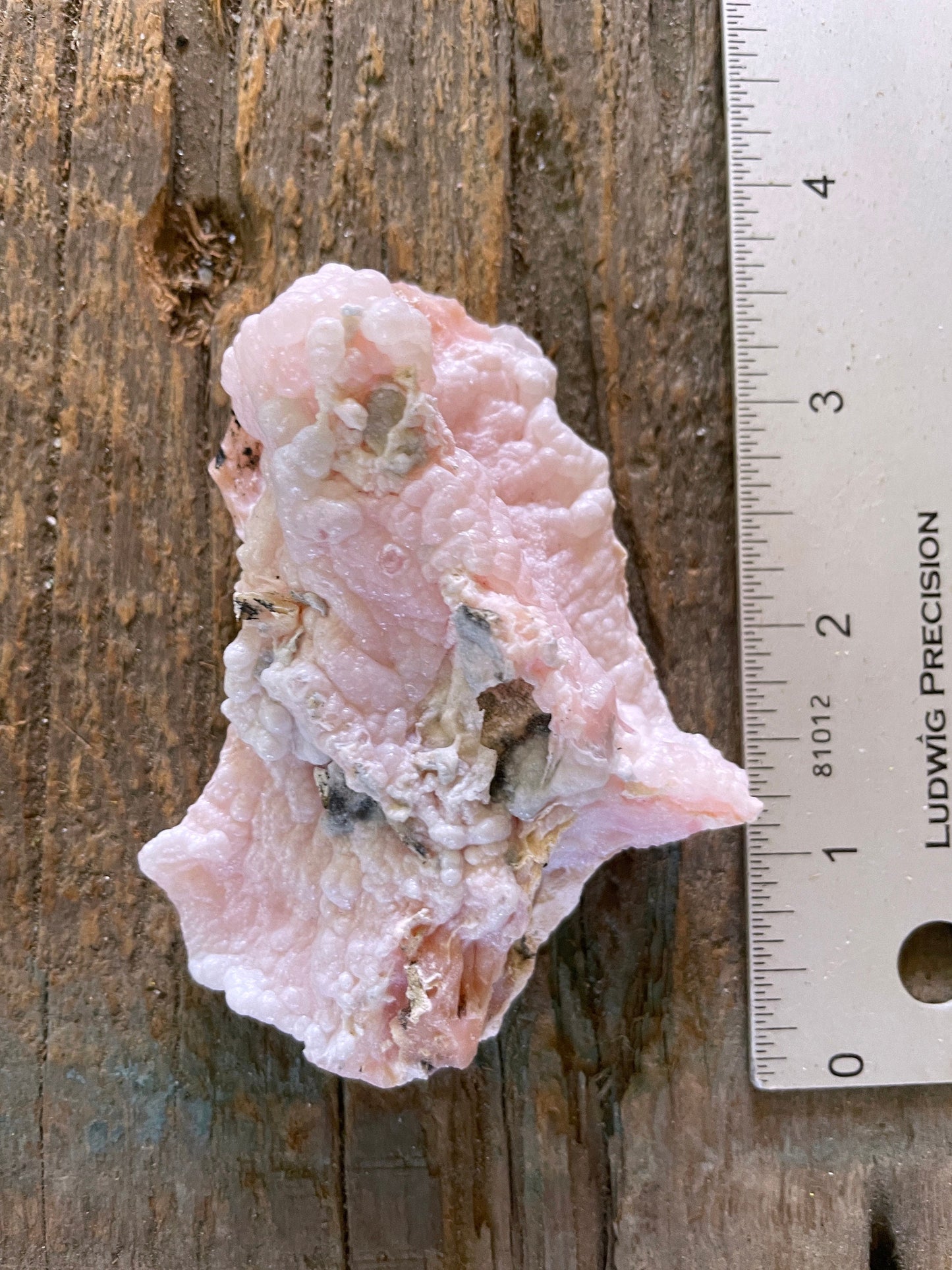 Rare Botryoidal Natural Pink Opal from Ica, Peru Specimen 89.7g Mineral Crystal