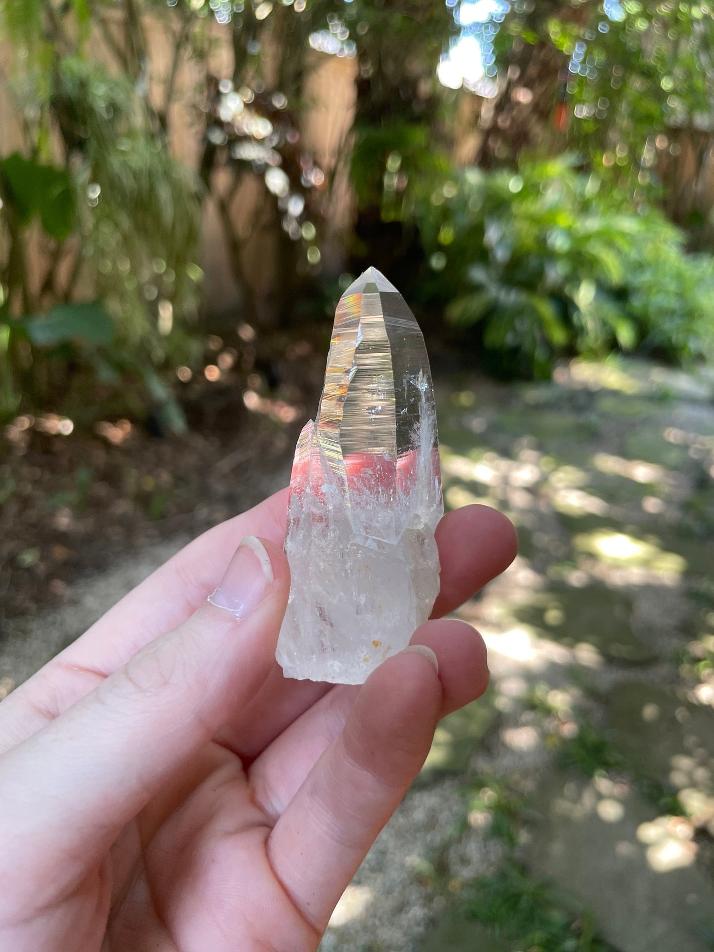 Stunning Columbian Lemurian Optical Quartz Point 45g Specimen