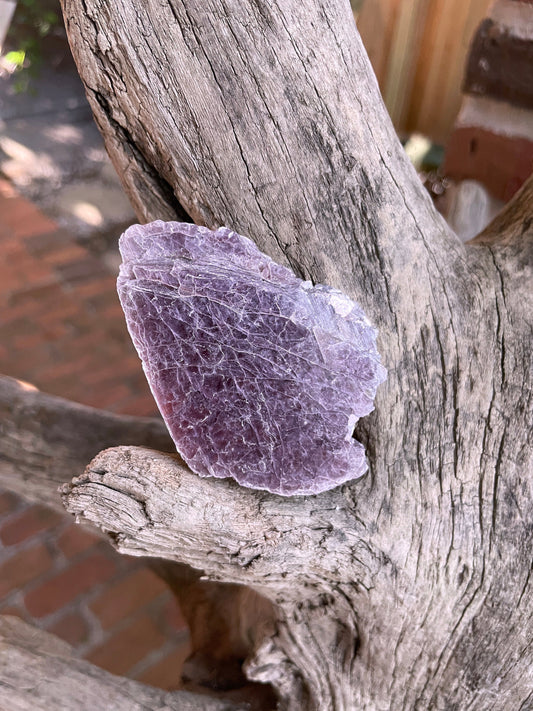 Beautiful Raw Lepidolite Specimen From Minas Gerais Brazil 83.1g Lithium Mineral Crystal