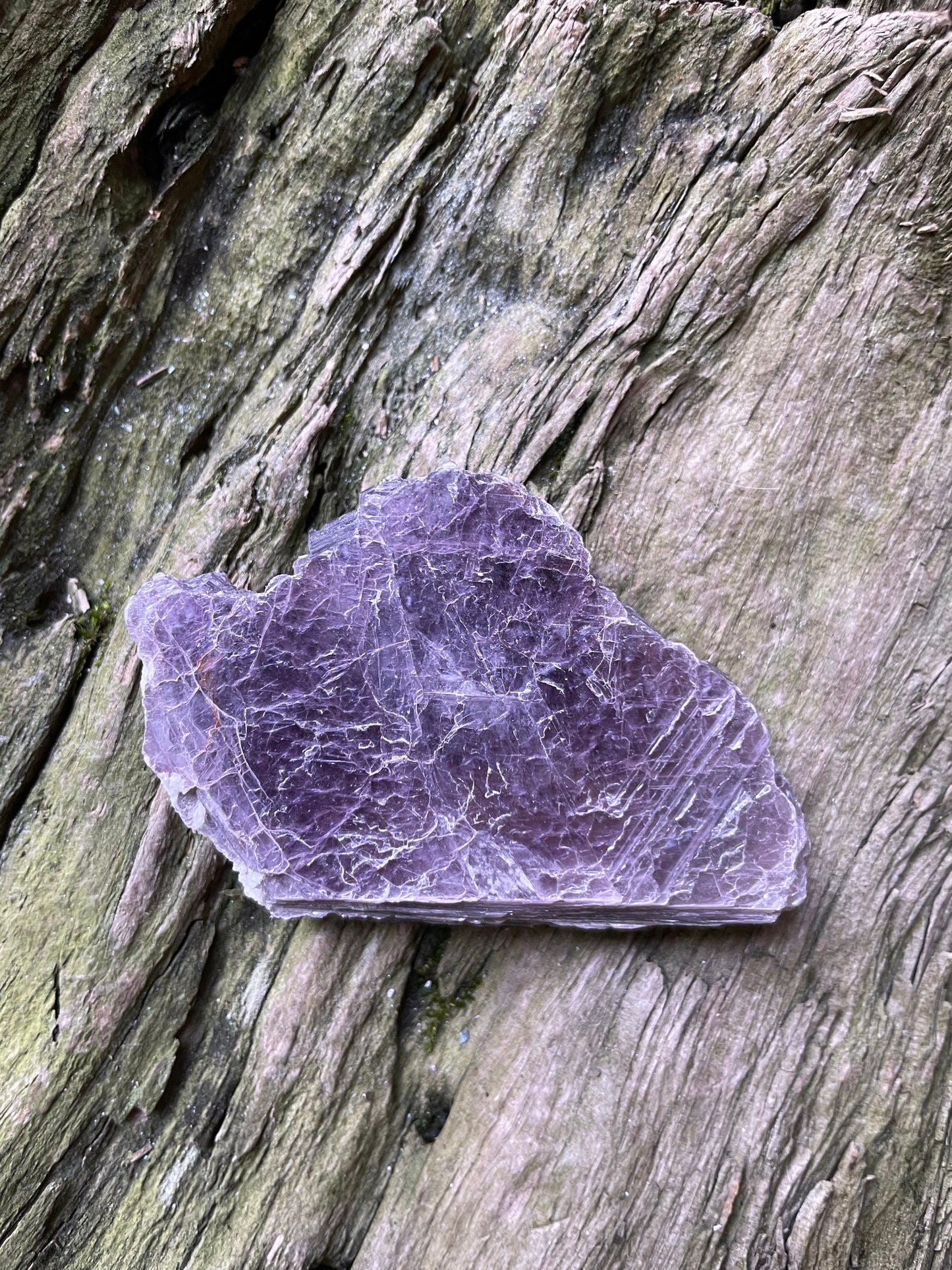 Beautiful Raw Lepidolite Specimen From Minas Gerais Brazil 83.1g Lithium Mineral Crystal