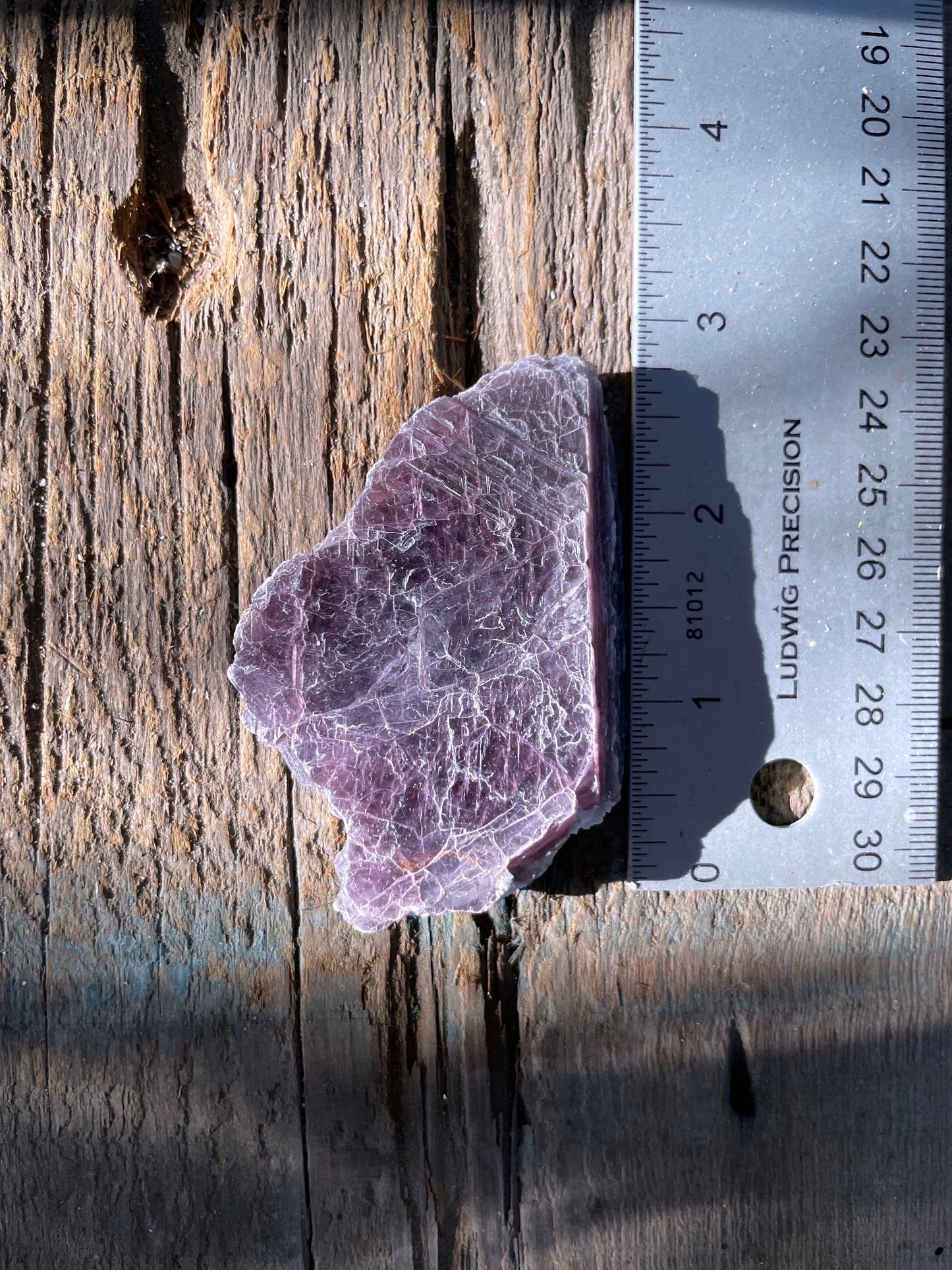 Beautiful Raw Lepidolite Specimen From Minas Gerais Brazil 83.1g Lithium Mineral Crystal