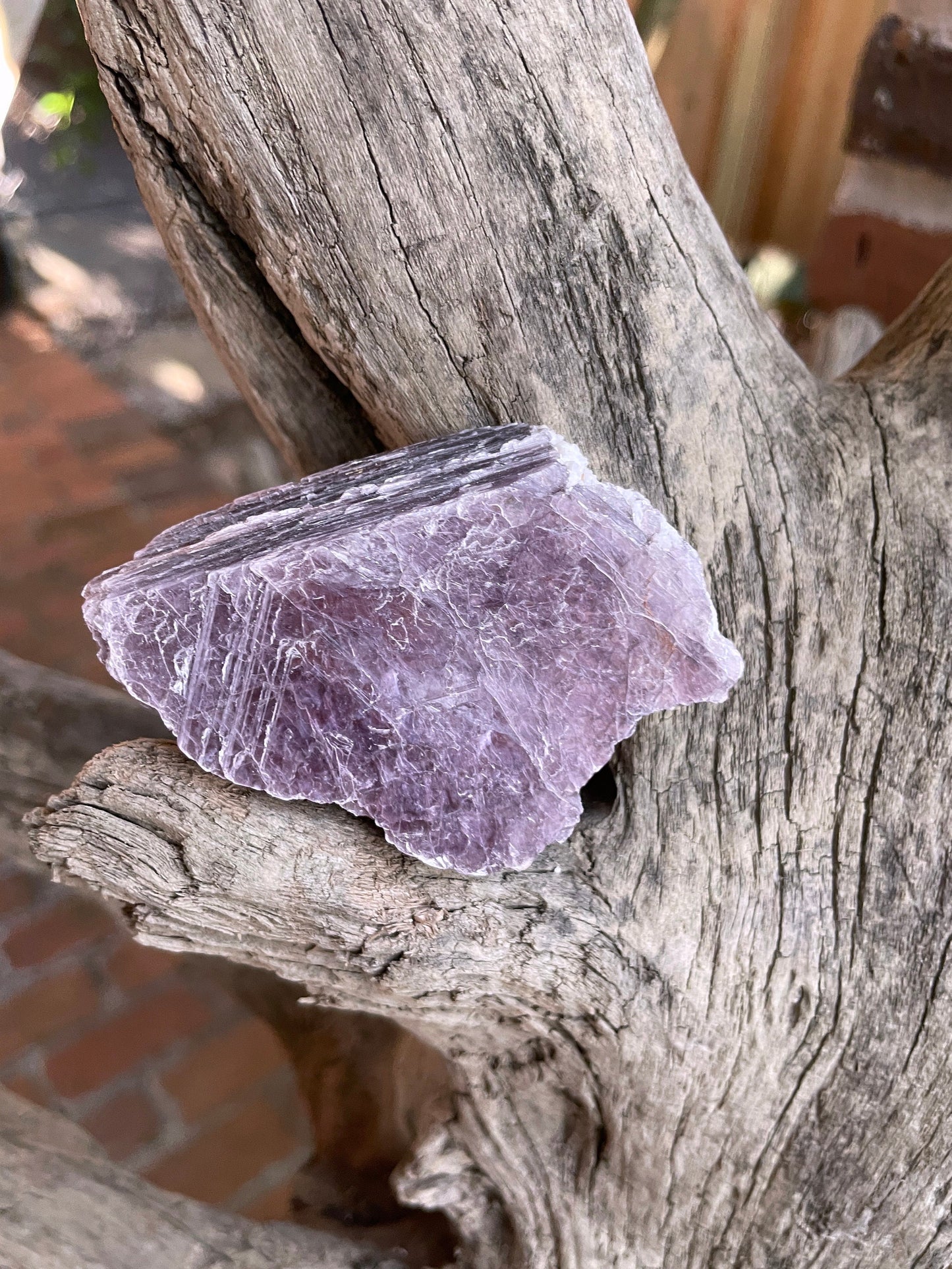 Beautiful Raw Lepidolite Specimen From Minas Gerais Brazil 83.1g Lithium Mineral Crystal