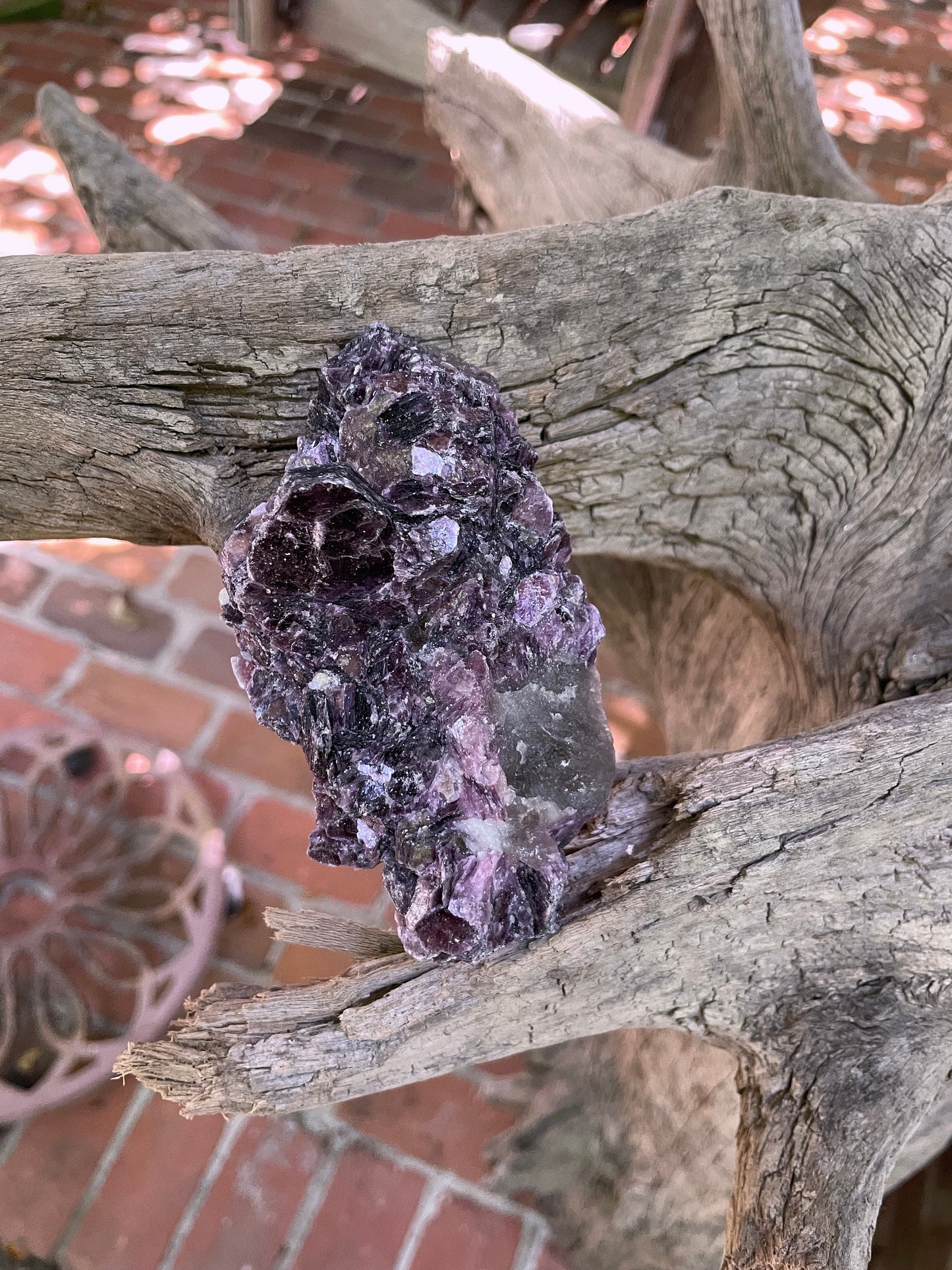 Beautiful Raw Lepidolite Specimen From Minas Gerais Brazil 216g Mineral Crystal Lithium
