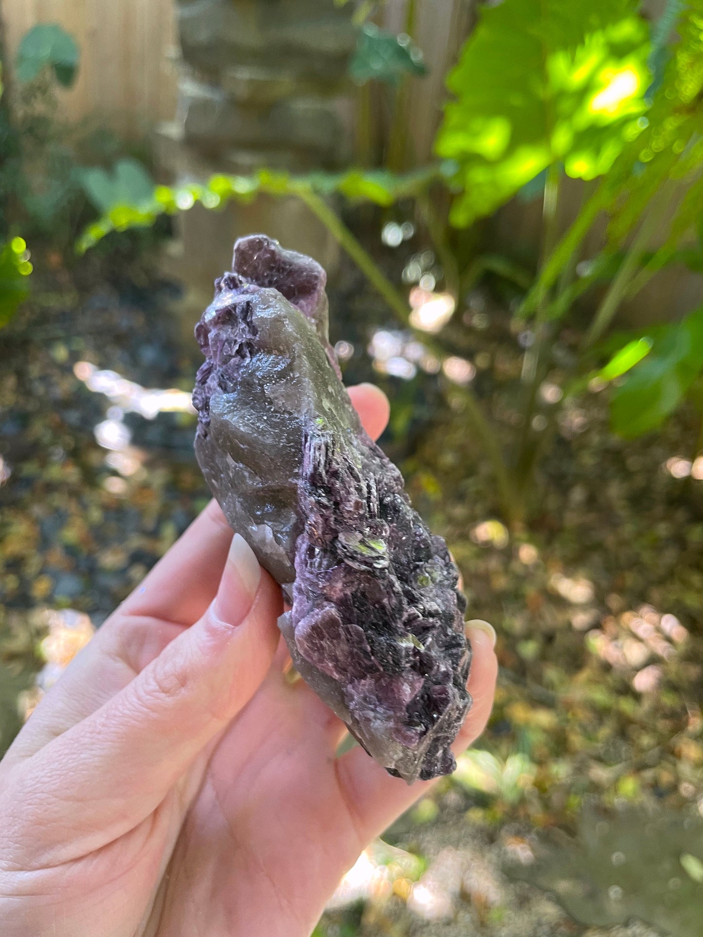 Beautiful Raw Lepidolite Specimen From Minas Gerais Brazil 216g Mineral Crystal Lithium