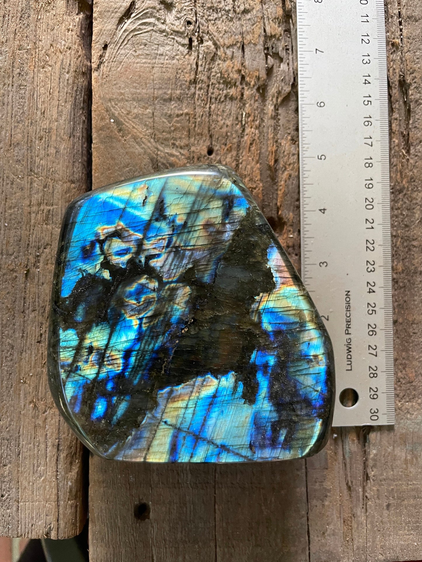 Polished Rainbow Labradorite Free Form 1104g 2lbs 6.9oz From Madagascar Mineral Crystal