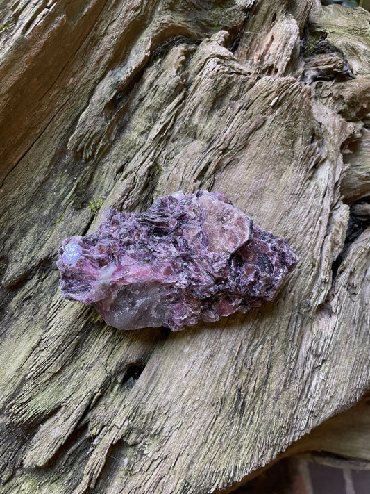 Beautiful Raw Lepidolite Specimen From Minas Gerais Brazil 216g Mineral Crystal Lithium