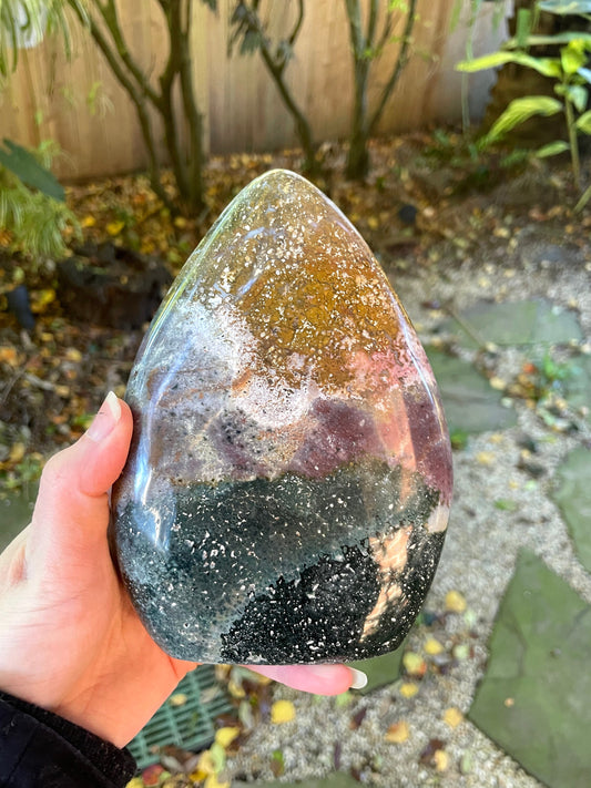 Ocean Jasper Free Form 1204g 2lbs 10.5oz From Madagascar Specimen Crystals Minerals