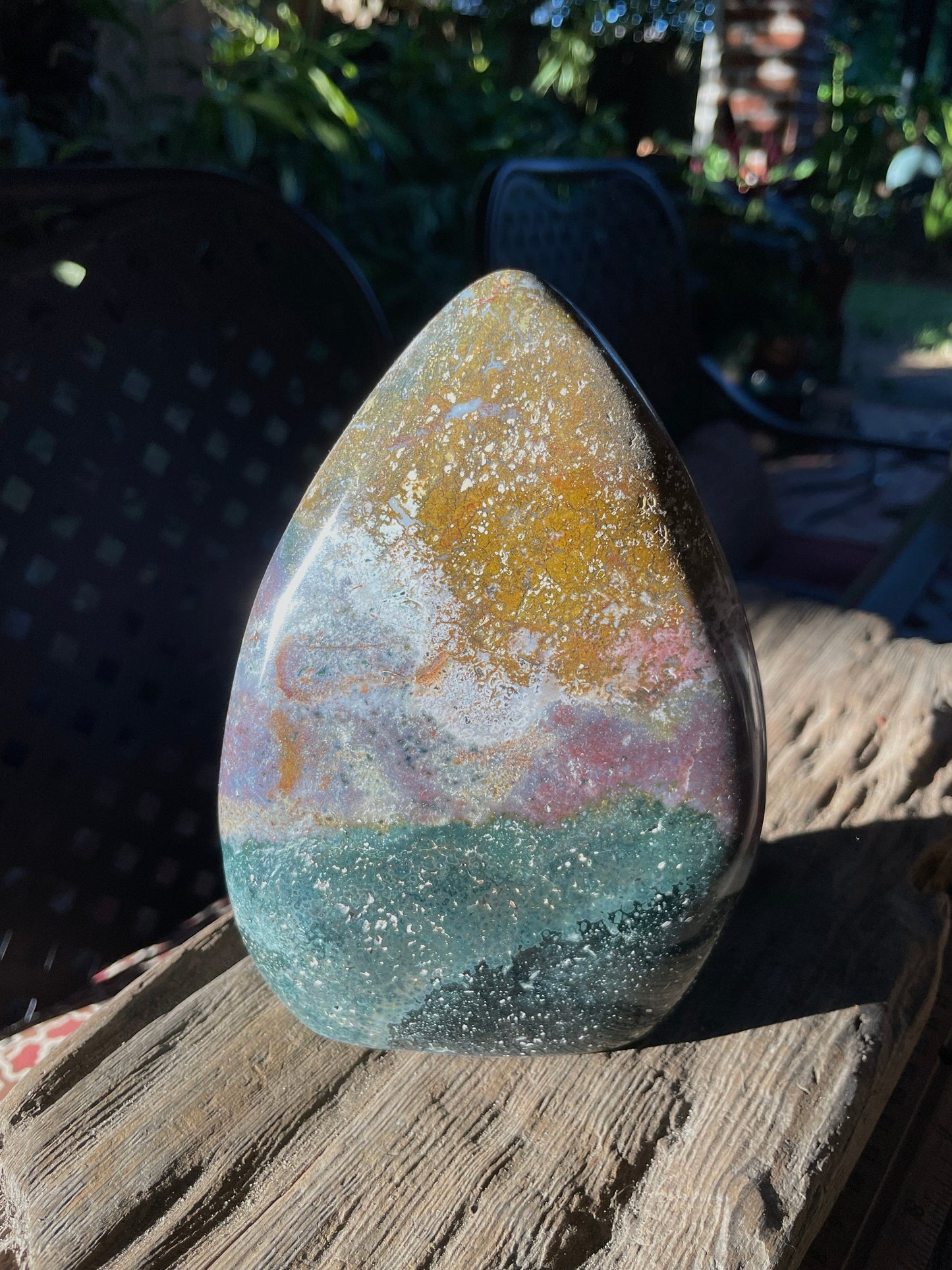 Ocean Jasper Free Form 1204g 2lbs 10.5oz From Madagascar Specimen Crystals Minerals