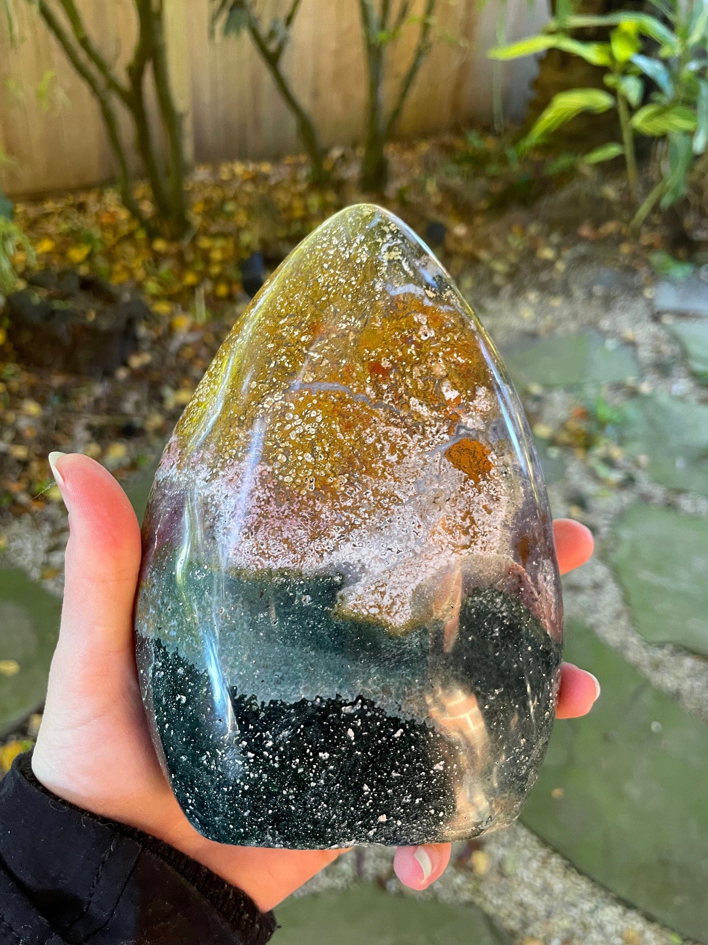 Ocean Jasper Free Form 1204g 2lbs 10.5oz From Madagascar Specimen Crystals Minerals