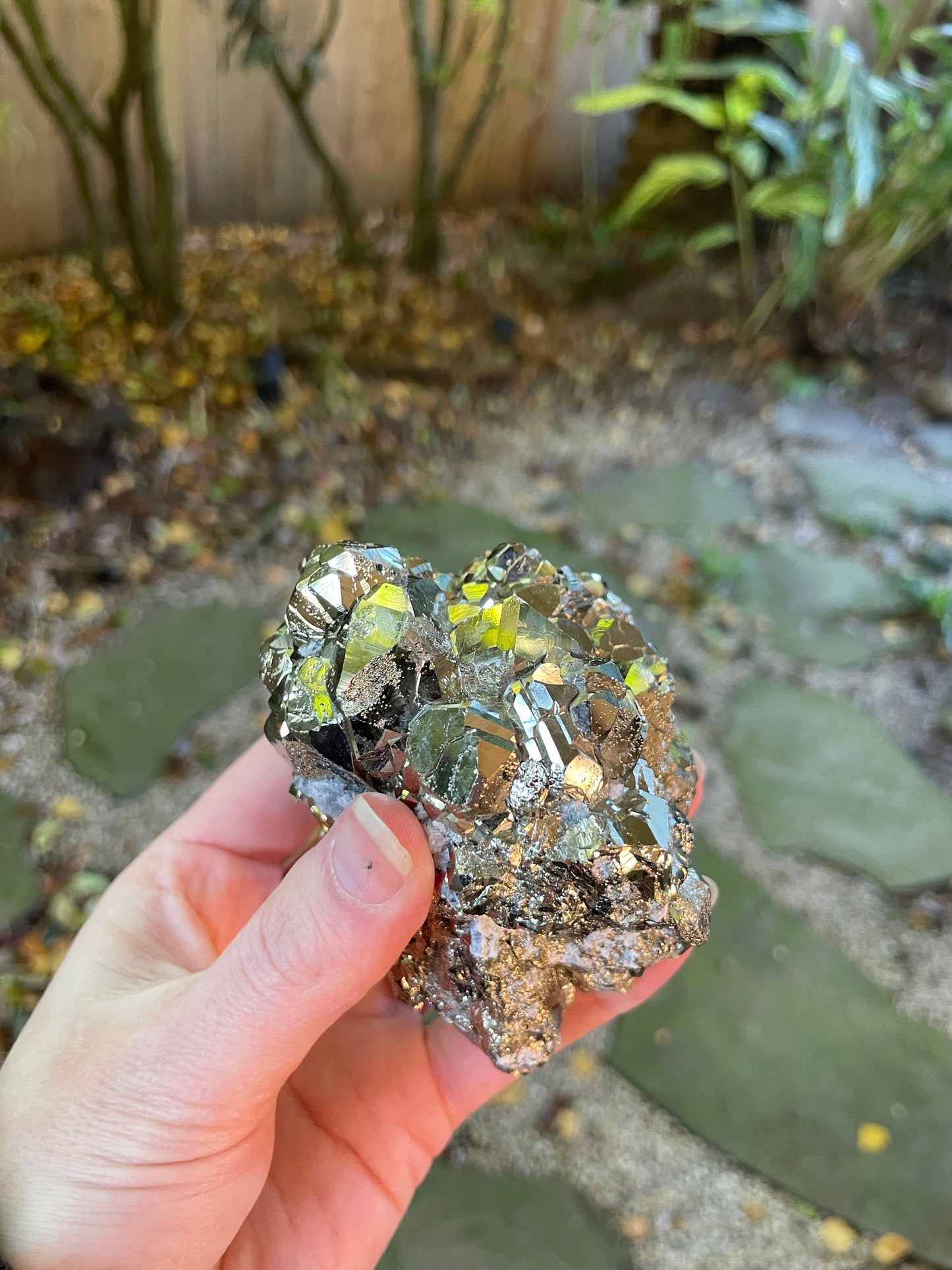 Beautiful Large Natural Raw Pyrite Crystal Specimen 758g, 1lb 10.8oz from Huanzala, Peru Crystals
