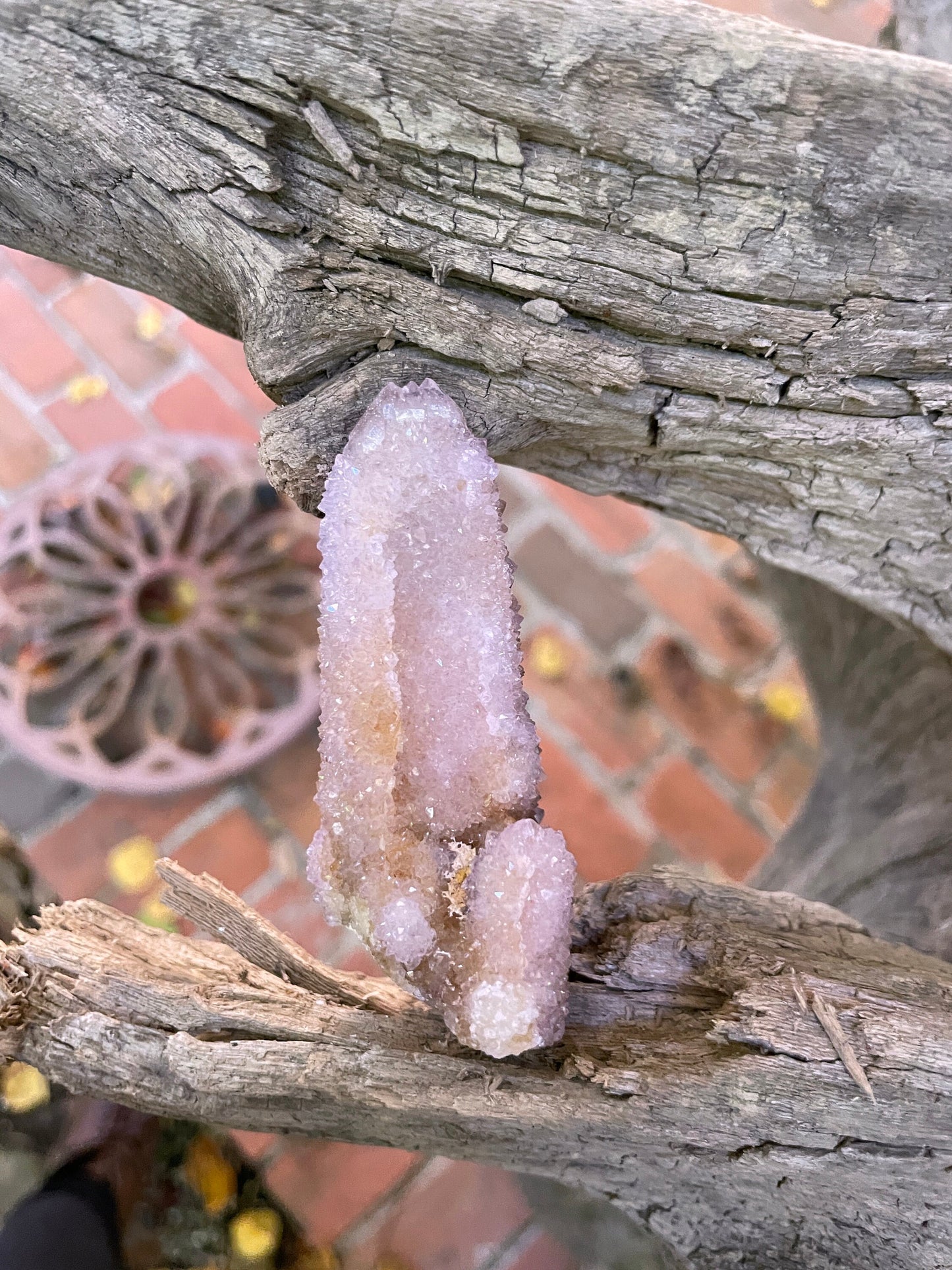 Amethyst Spirit Quartz Point With Iron Specimen 67.5g From Mpumalanga South Africa