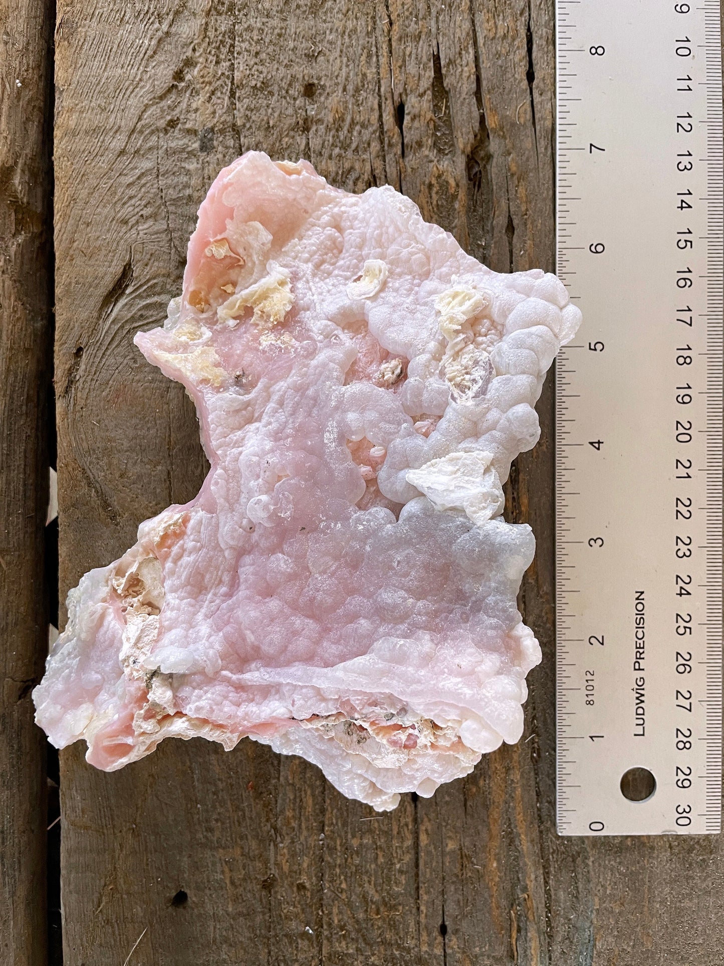 Rare Beautiful Botryoidal Natural Pink Opal from Ica, Peru Specimen 338g Mineral Crystal