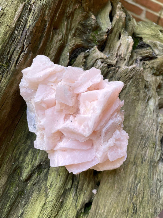 Mangano Calcite Specimen from Racracancha Mine, Cerro De Pasco, Peru 604g Mineral Crystal