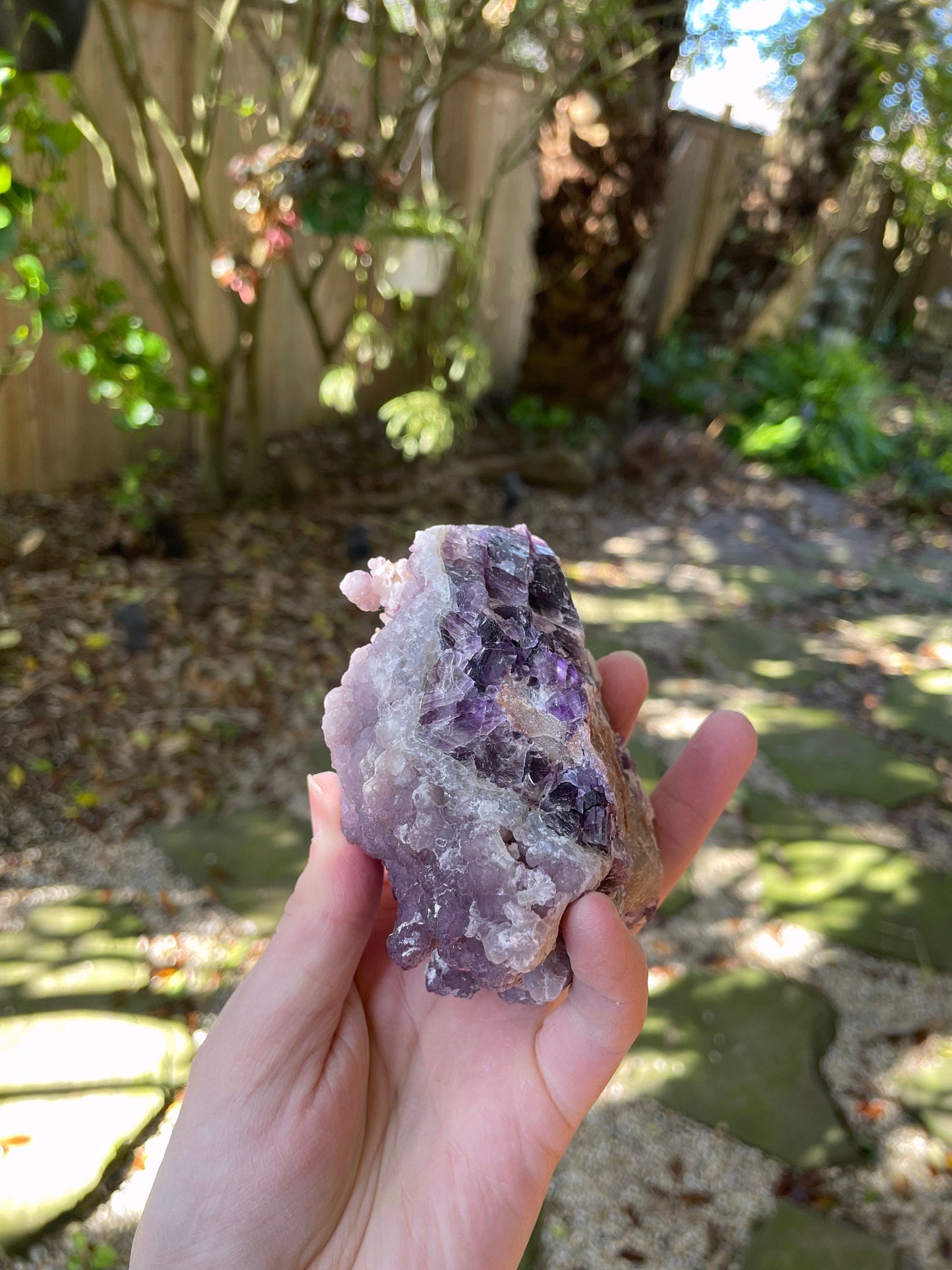 Purple Fluorite With Quartz Epimorphs Second Chance Vein, Tombstone AZ Mineral Crystal