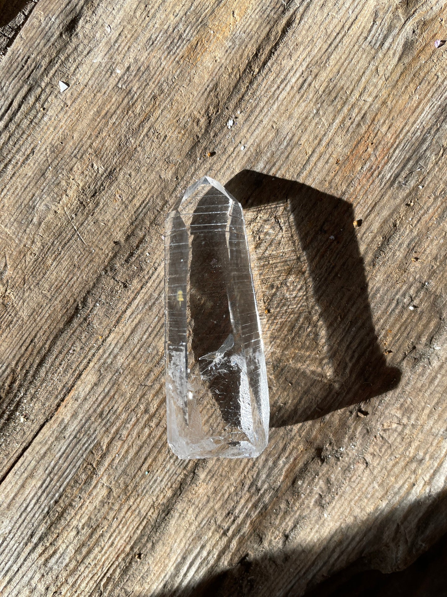 Stunning Columbian Lemurian Optical Quartz Point 20.2g Specimen Mineral Crystal