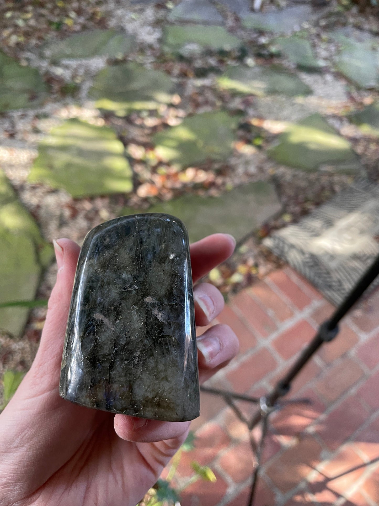 Polished Rainbow Labradorite Free Form 454g From Madagascar Mineral Crystal