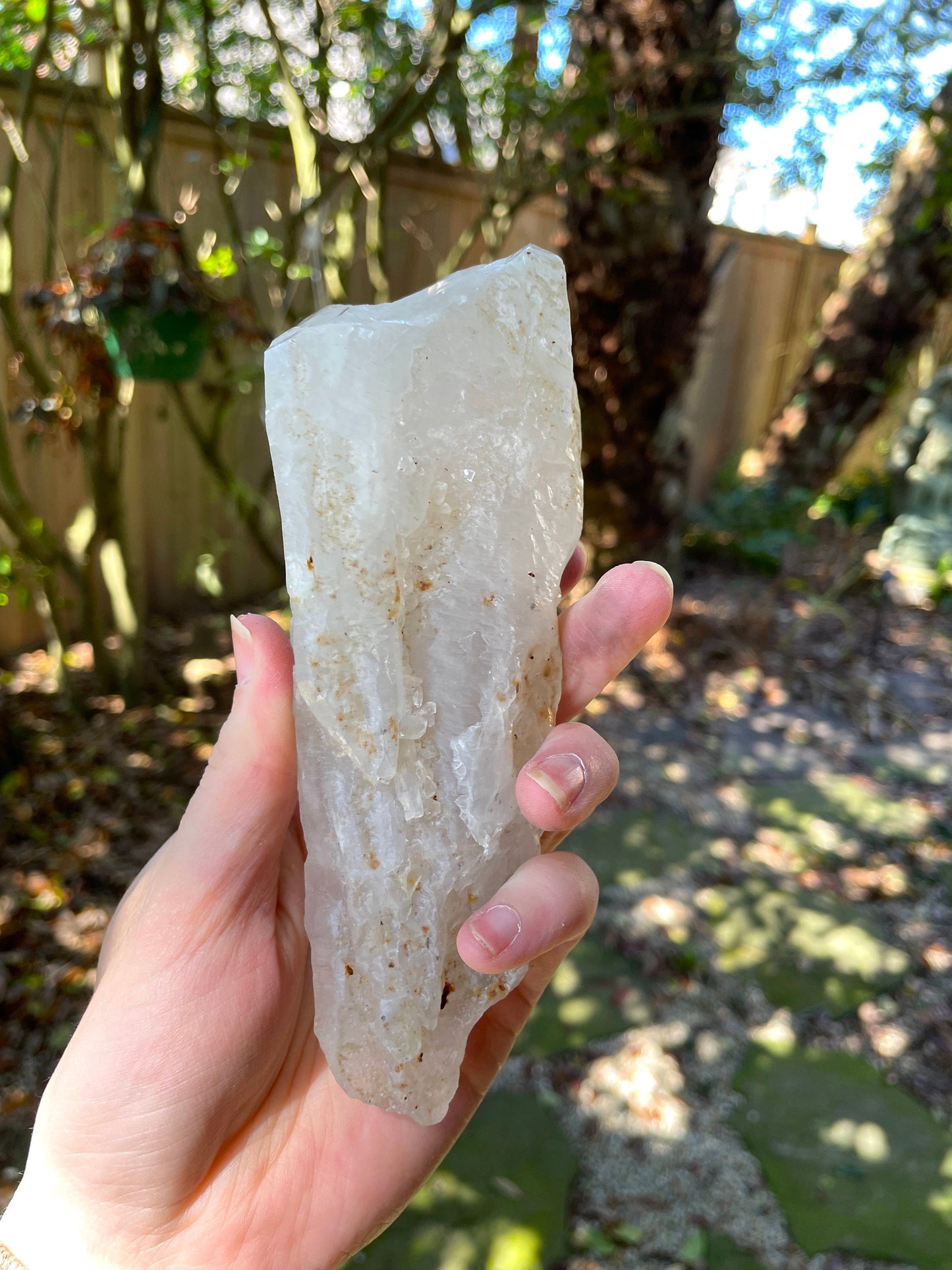 Pale Smokey Elesital Quartz Specimen from Minas Gerais Brazil, 464g