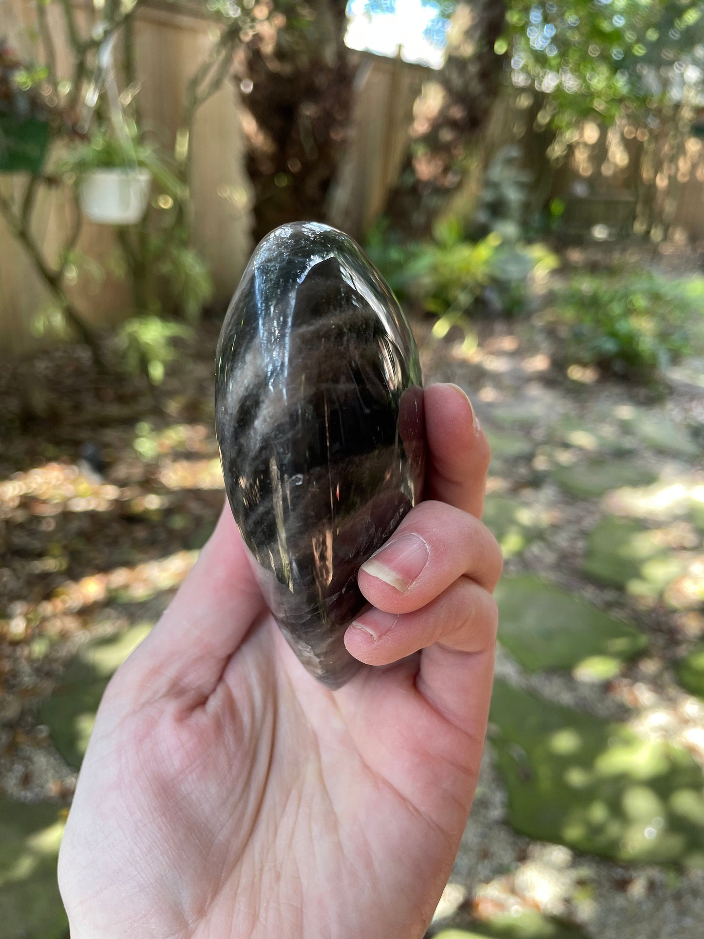 Black Moonstone Polished Heart Stone 494g 1lb 1.4oz Specimen From Madagascar Mineral Crystal
