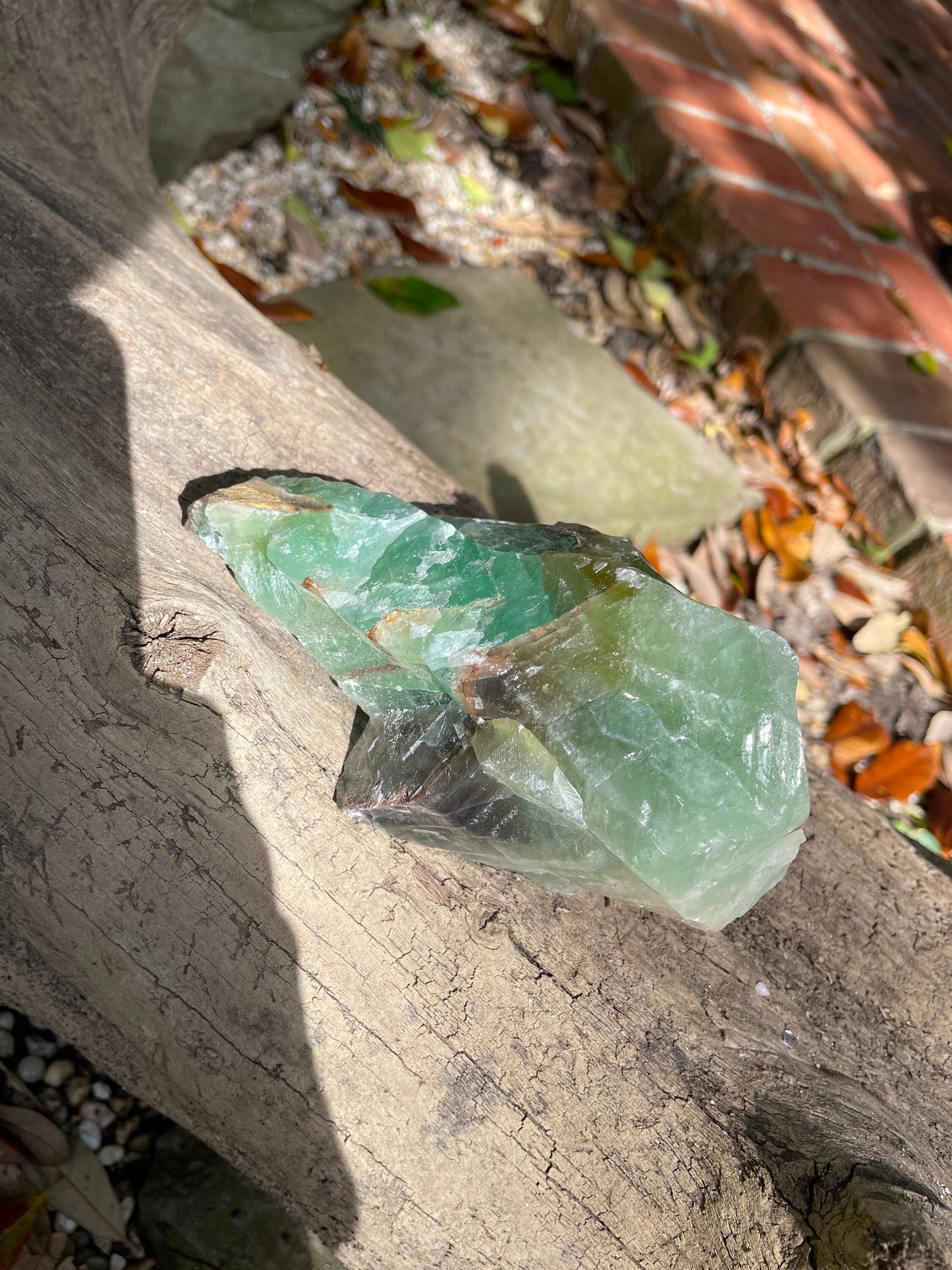 Beautiful Blue/Green Calcite Specimen from Mexico, 568g Mineral Crystal