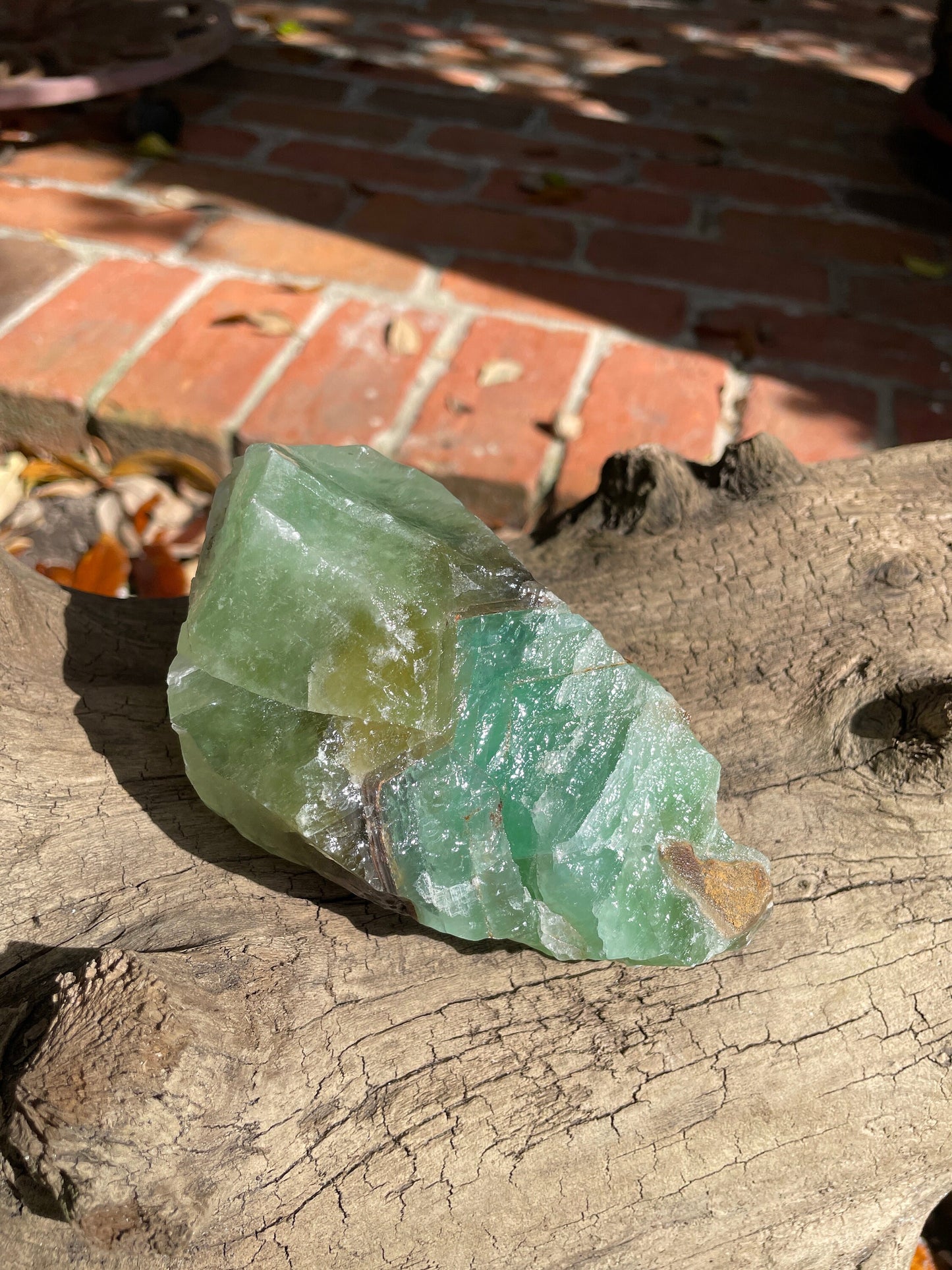 Beautiful Blue/Green Calcite Specimen from Mexico, 568g Mineral Crystal