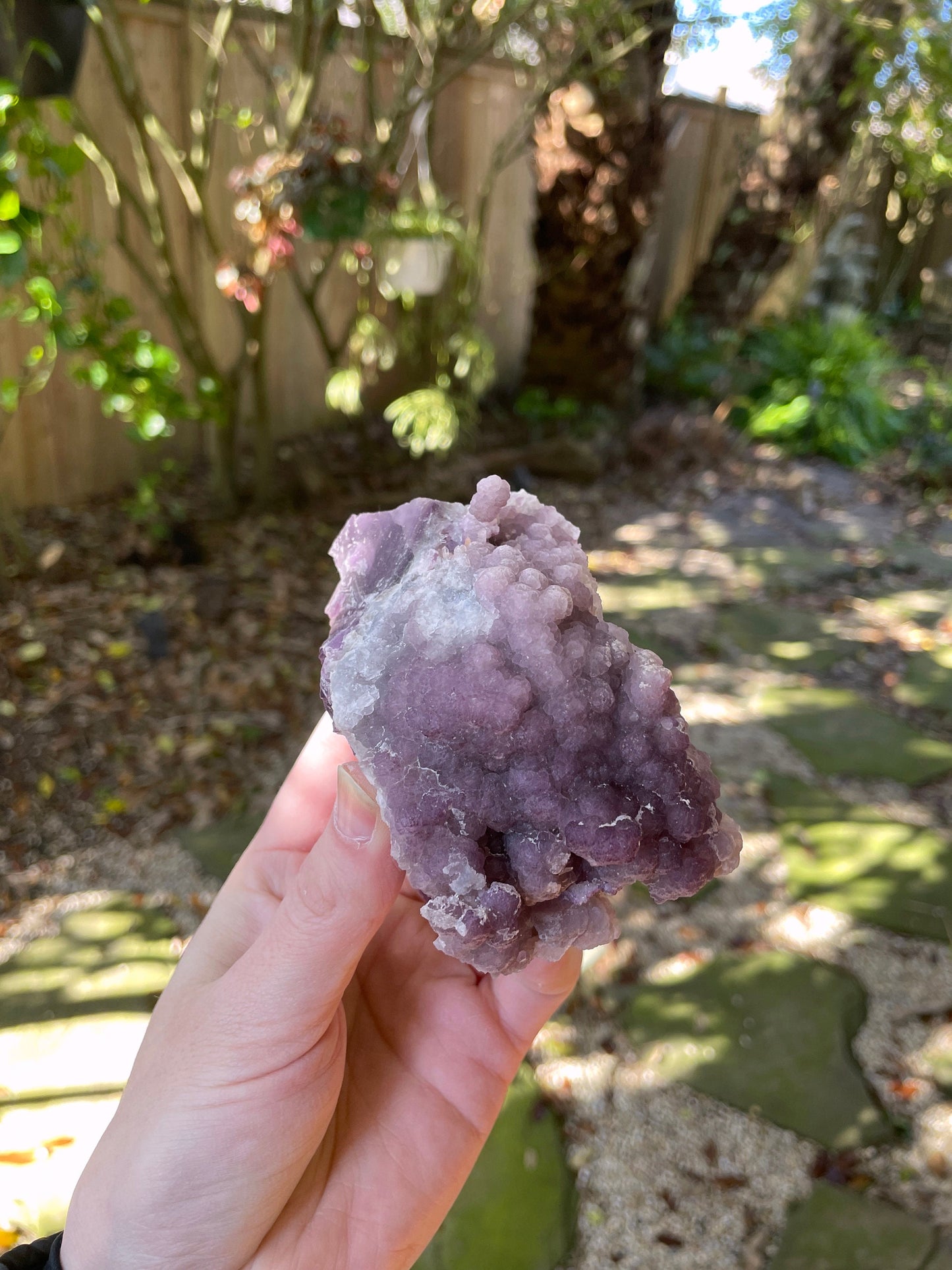 Purple Fluorite With Quartz Epimorphs Second Chance Vein, Tombstone AZ Mineral Crystal