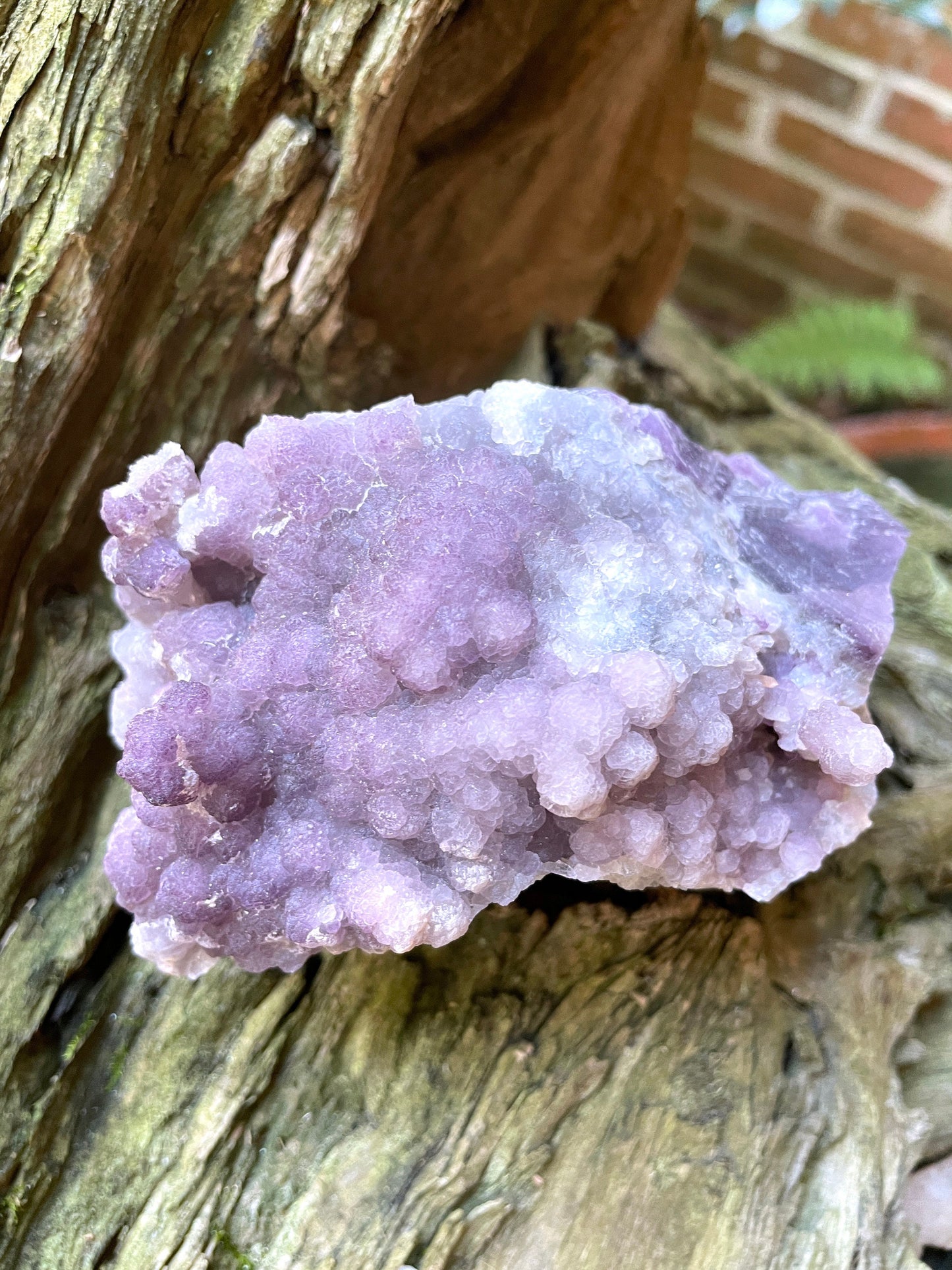 Purple Fluorite With Quartz Epimorphs Second Chance Vein, Tombstone AZ Mineral Crystal
