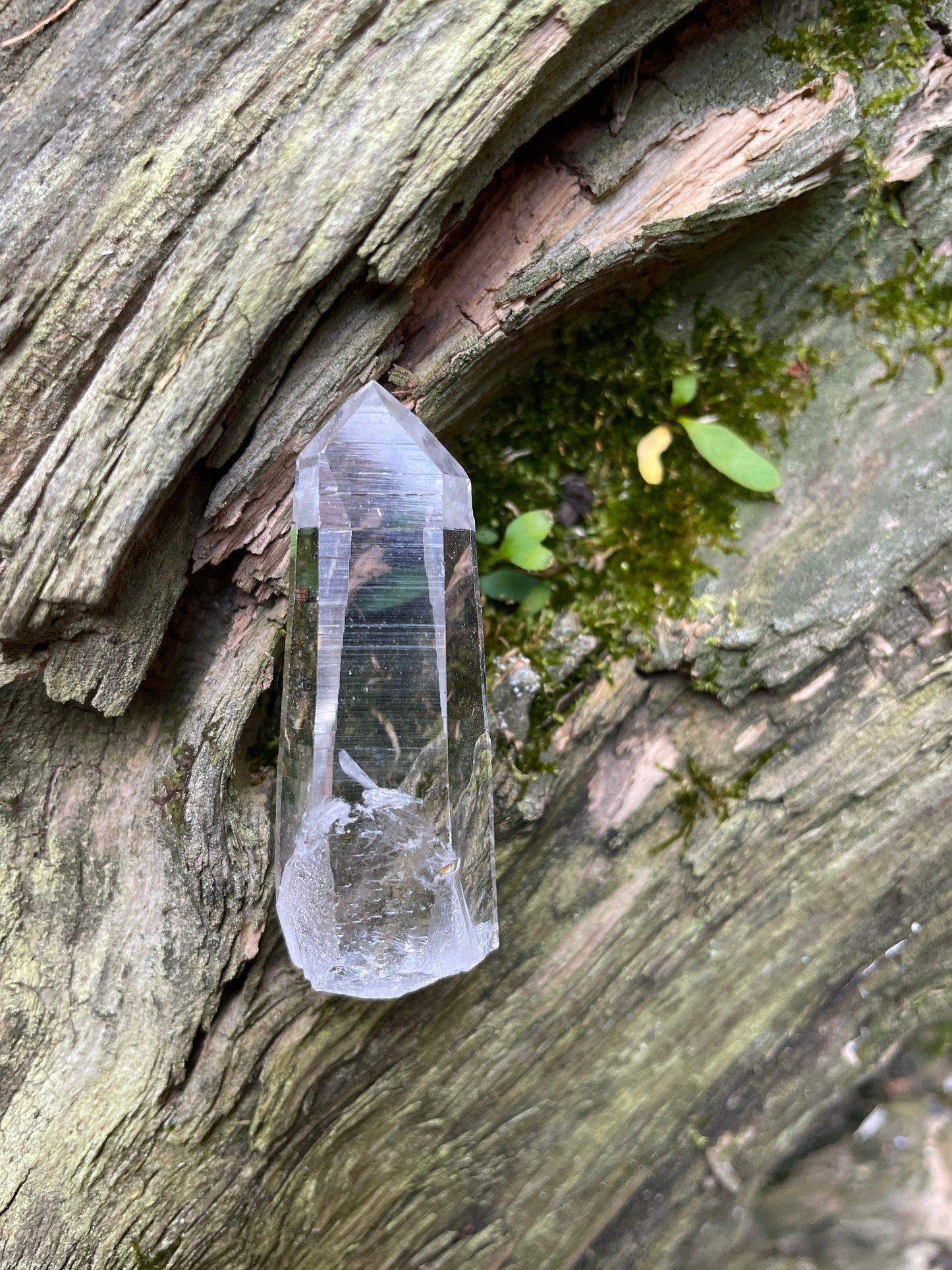Stunning Columbian Lemurian Optical Quartz Point 20.2g Specimen Mineral Crystal