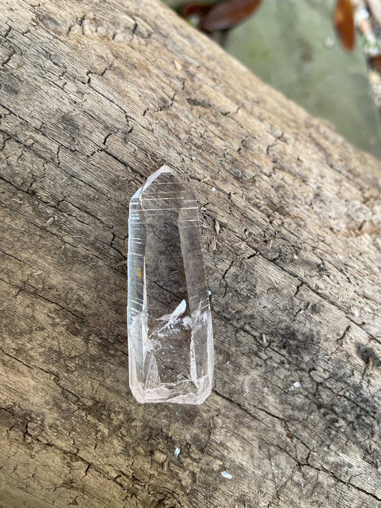 Stunning Columbian Lemurian Optical Quartz Point 20.2g Specimen Mineral Crystal