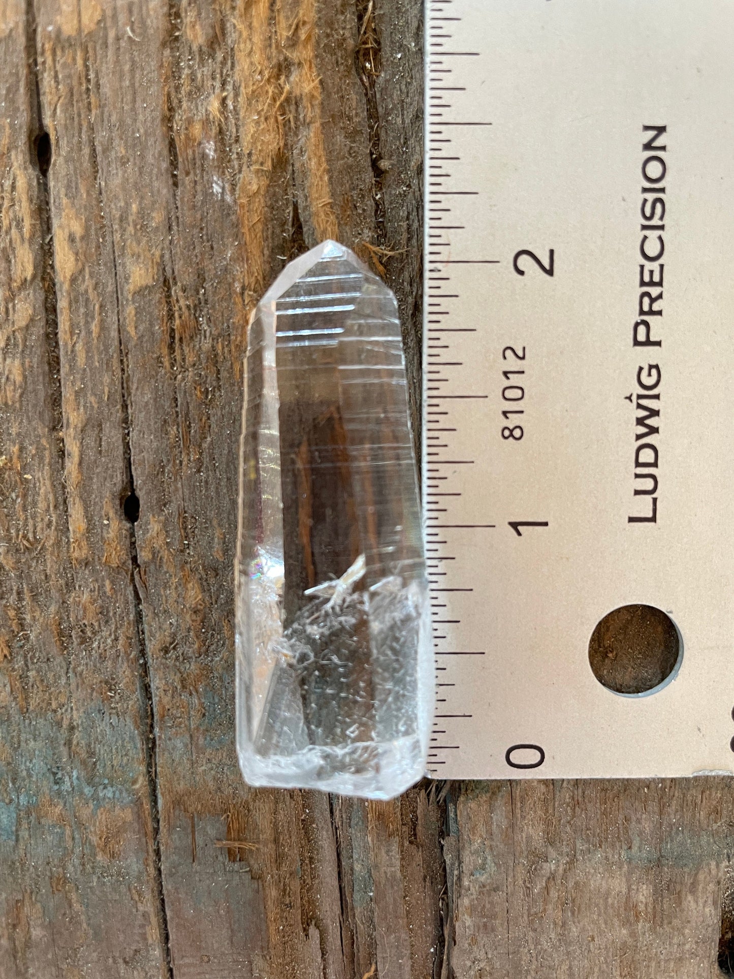 Stunning Columbian Lemurian Optical Quartz Point 20.2g Specimen Mineral Crystal