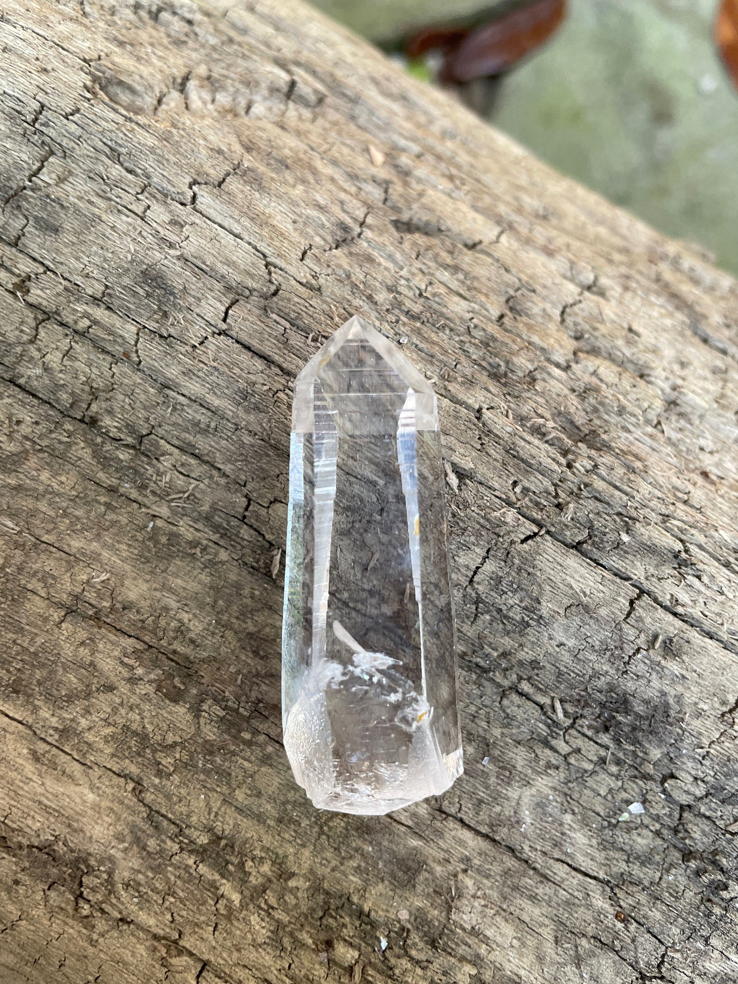 Stunning Columbian Lemurian Optical Quartz Point 20.2g Specimen Mineral Crystal