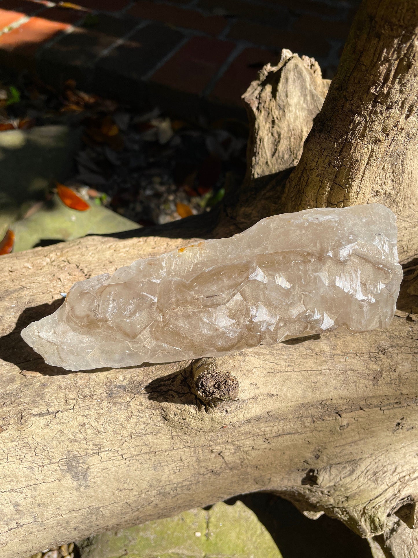 Pale Smokey Elesital Quartz Specimen from Minas Gerais Brazil, 464g