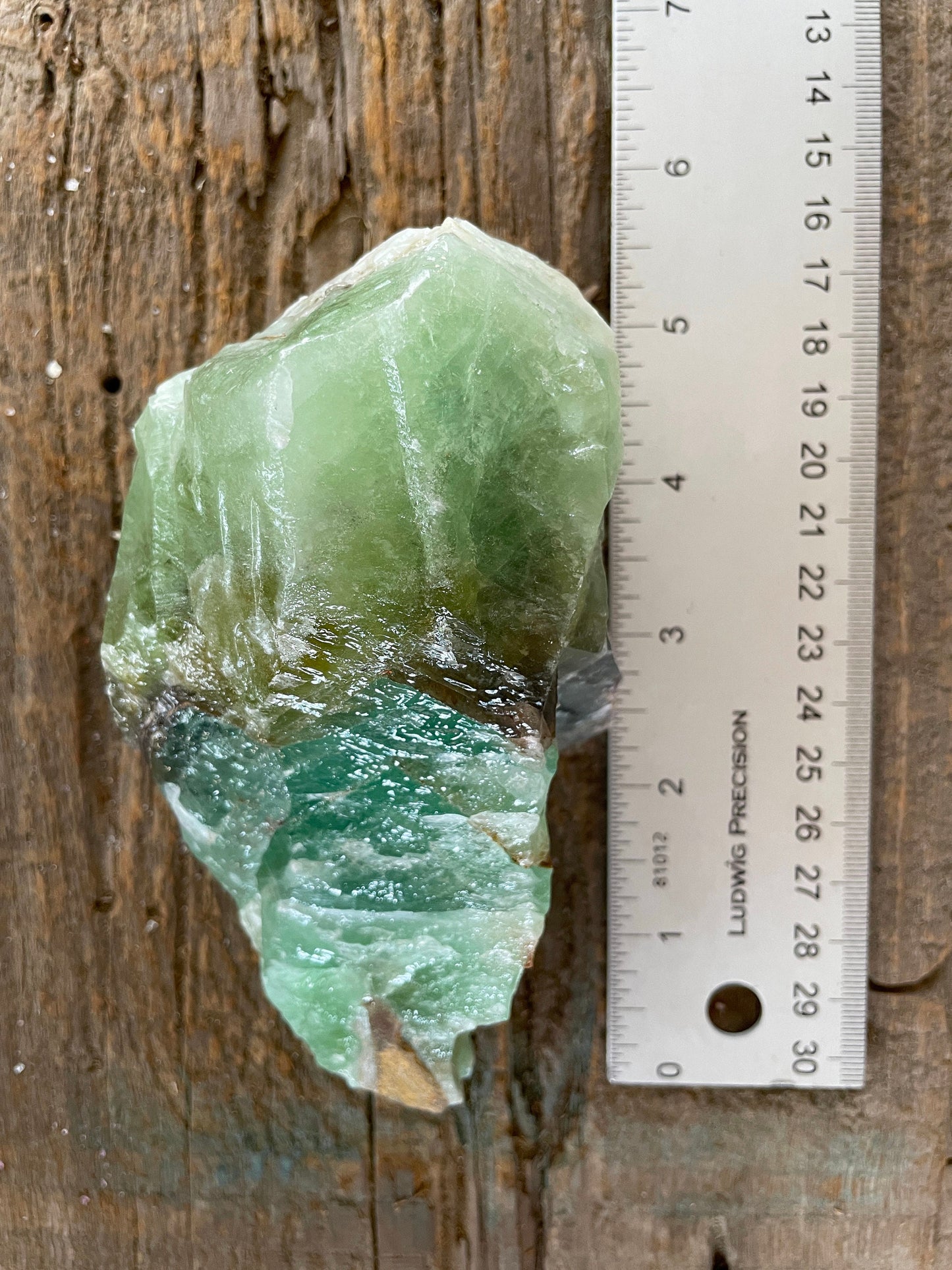 Beautiful Blue/Green Calcite Specimen from Mexico, 568g Mineral Crystal
