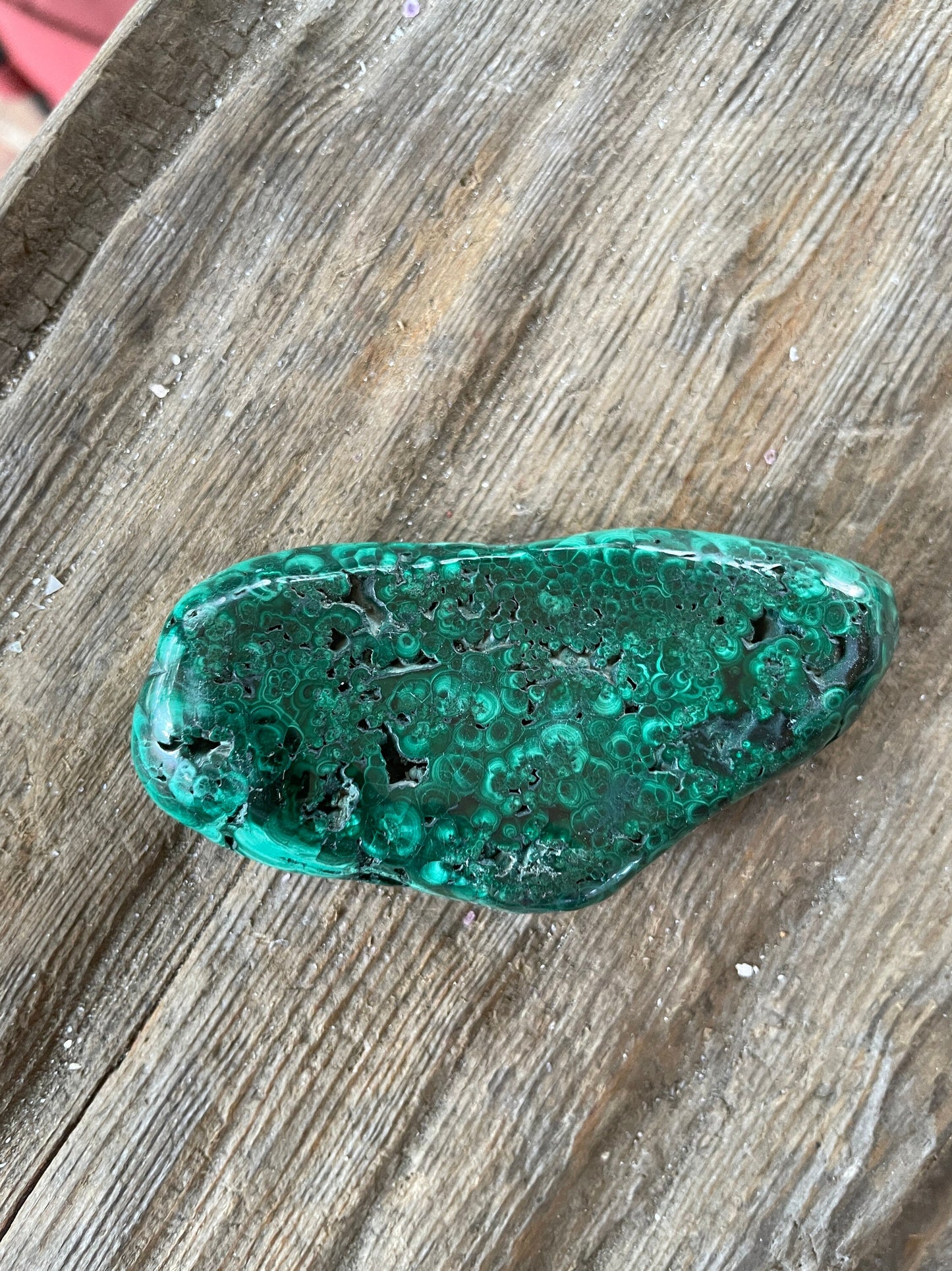 Lovely Polished Malachite Specimen from The Congo 82.3g Mineral Crystal