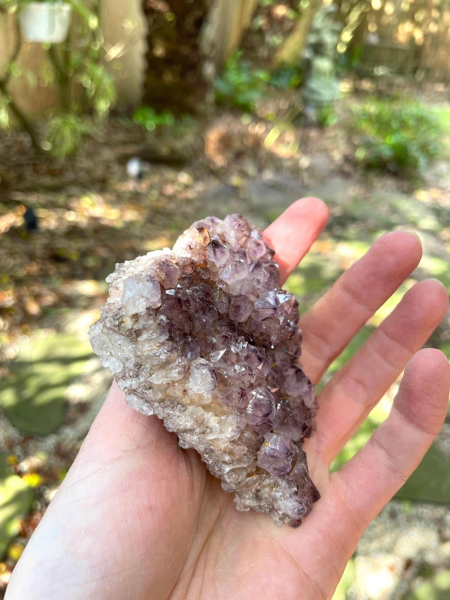 Amethyst Spirit Quartz Cluster 151g Specimen From Mpumalanga South Africa