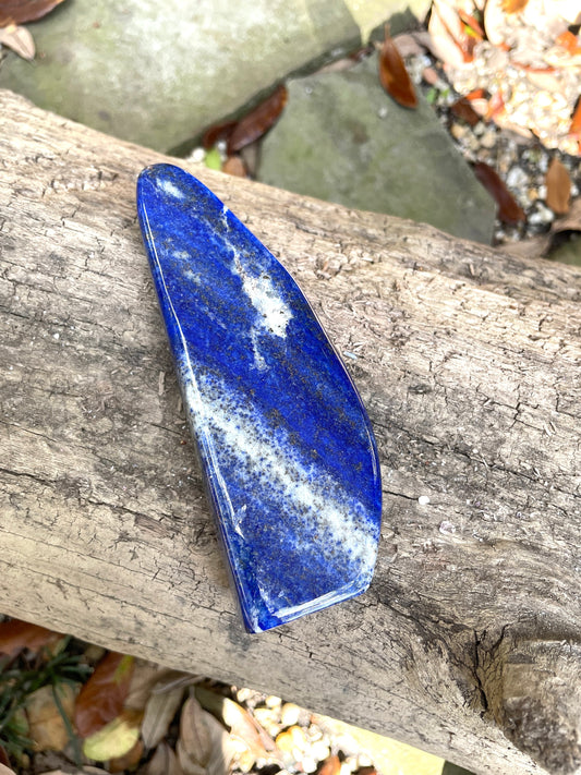 Polished Lapis Lazuli Freestanding Specimen 206.7g From Afghanistan Display