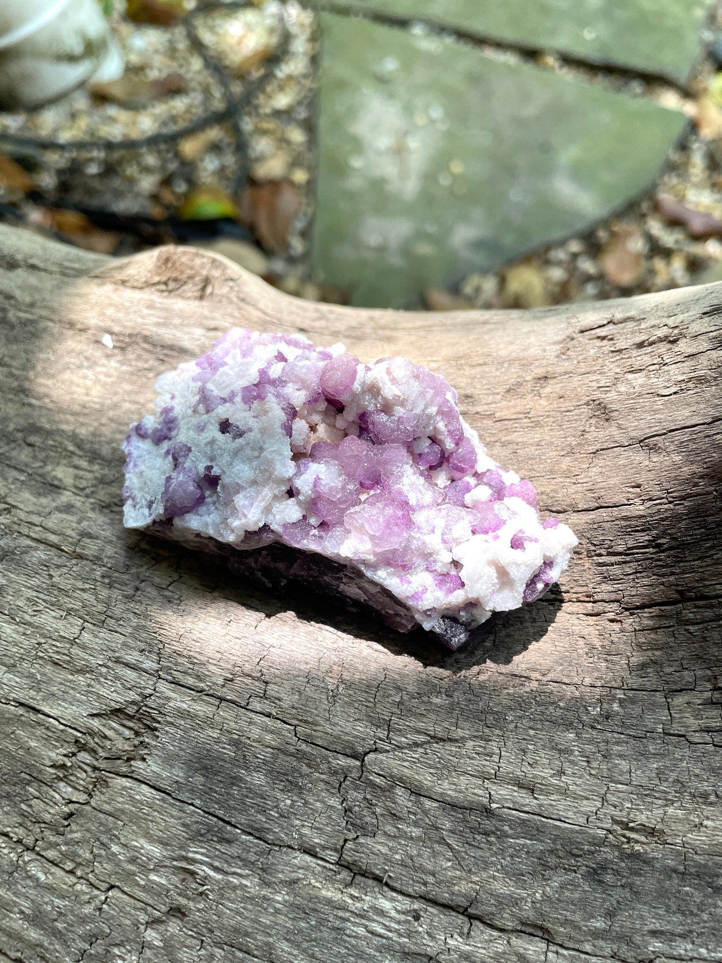 Purple Fluorite With Quartz Epimorphs Second Chance Vein, Tombstone AZ 92.2g Mineral Crystal