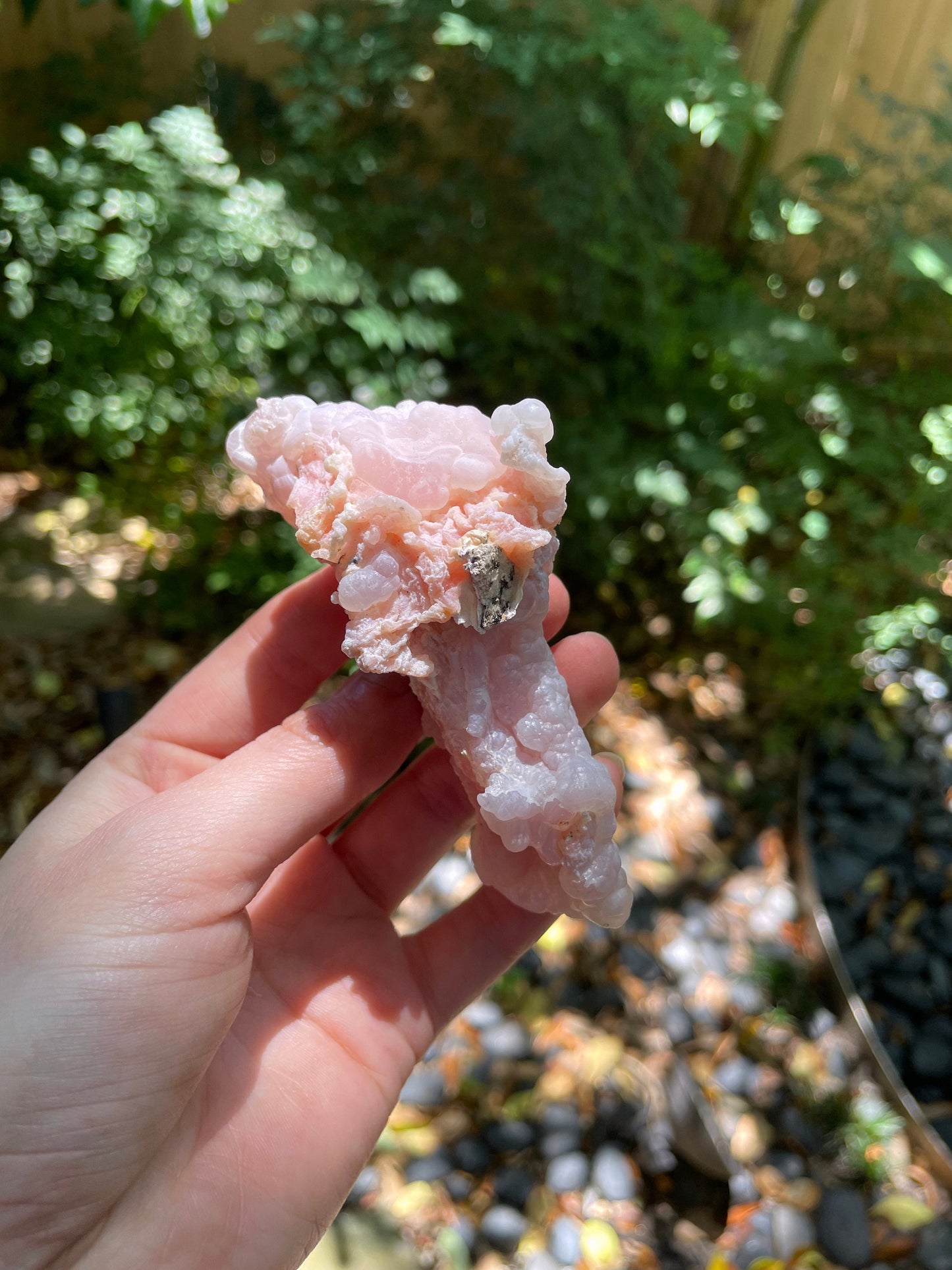 Beautiful Natural Pink Opal from Ica, Peru Specimen 104.7g Mineral Crystal