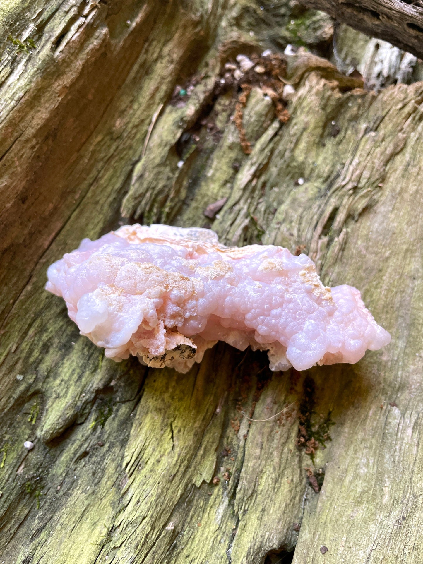Beautiful Natural Pink Opal from Ica, Peru Specimen 104.7g Mineral Crystal