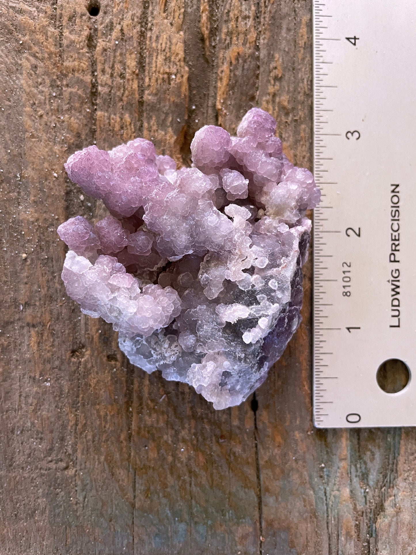 Purple Fluorite With Quartz Epimorphs 116.4g Second Chance Vein, Tombstone AZ Spceimen Mineral Crystal