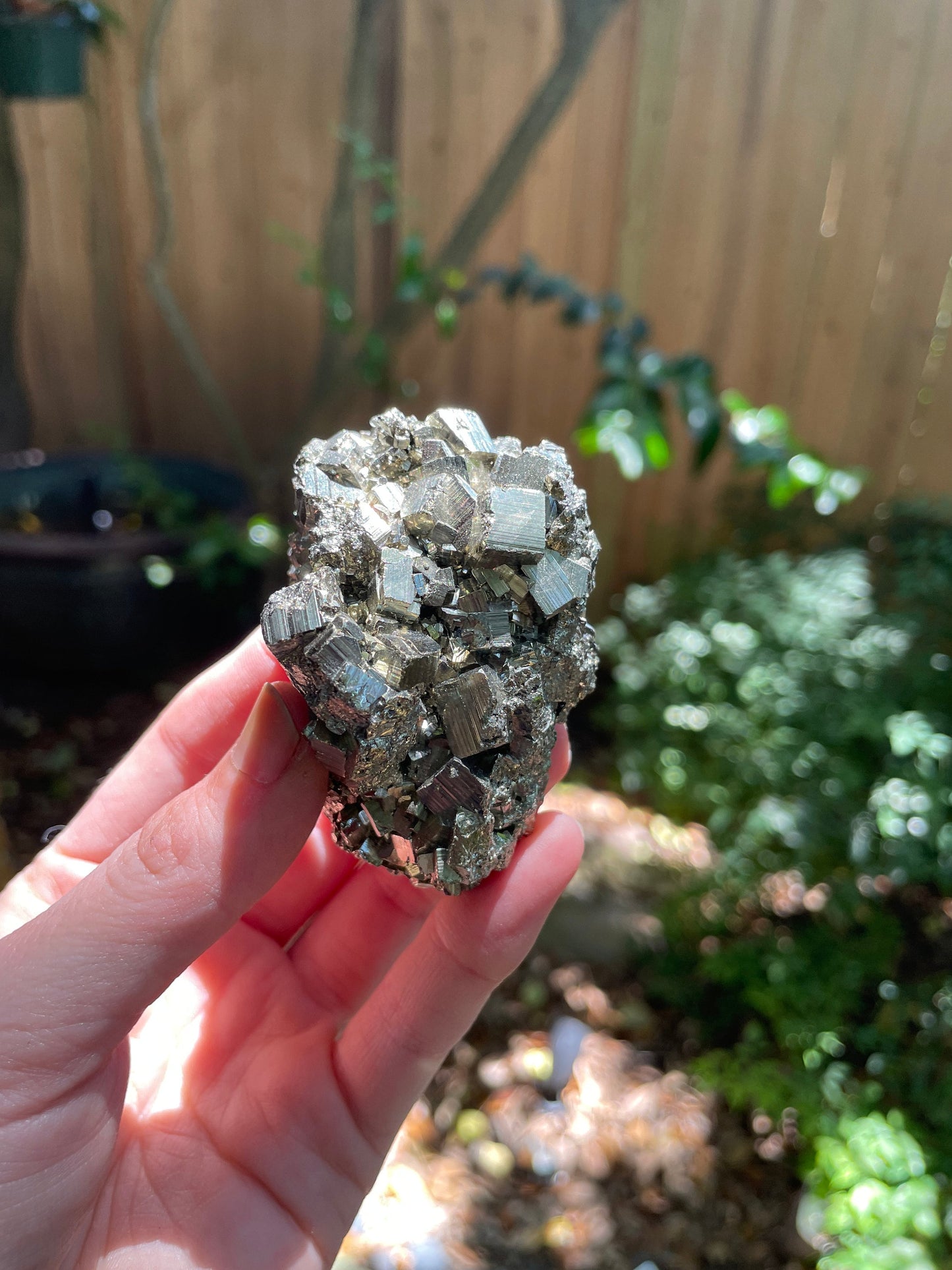 Beautiful Natural Raw Pyrite Crystal Specimen 194g, from Peru Mineral Crystal