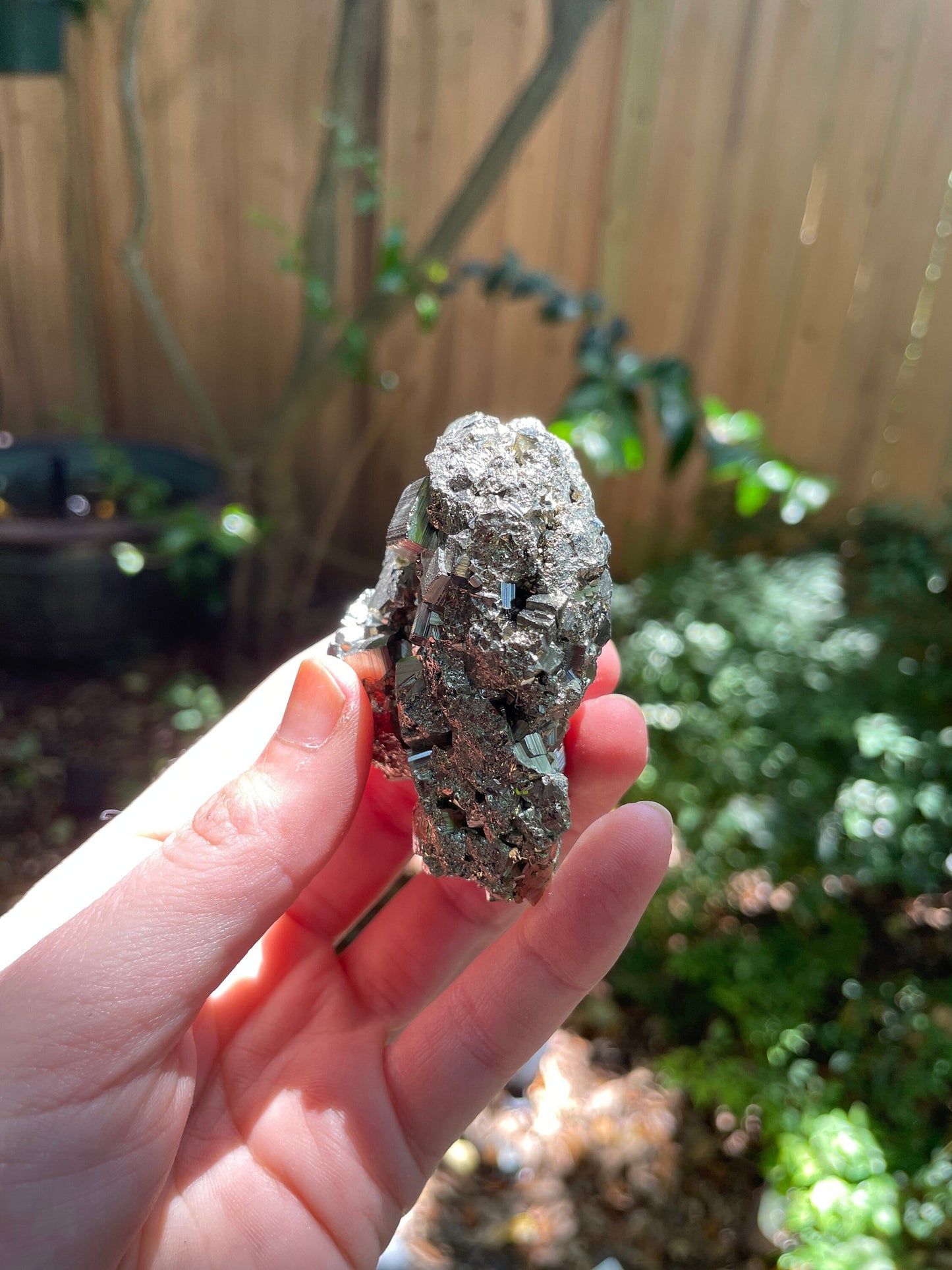 Beautiful Natural Raw Pyrite Crystal Specimen 194g, from Peru Mineral Crystal