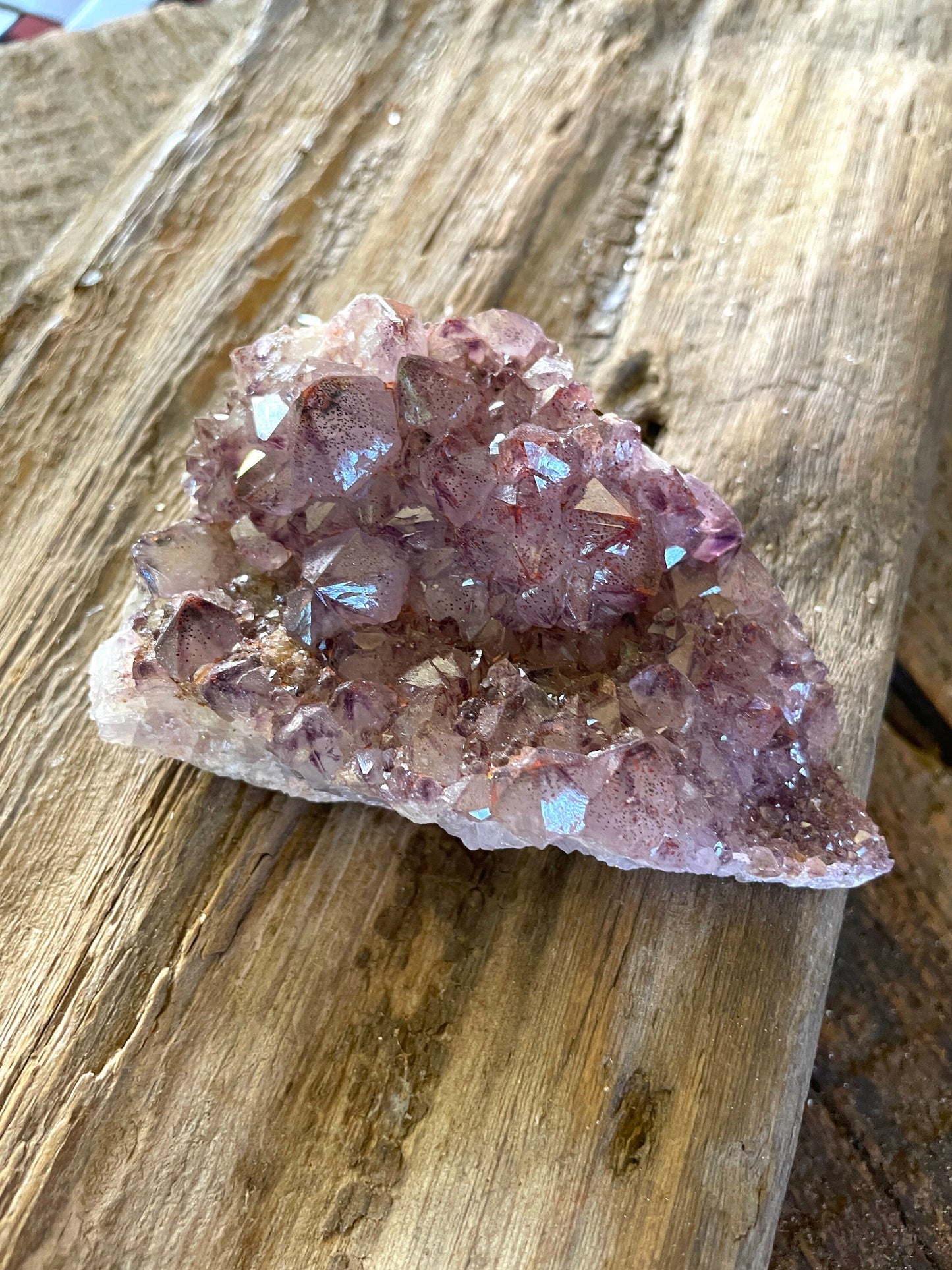 Thunder Bay Amethyst Ontario Canada 163.5g Specimen Amethyst with Hematite Mineral Crystal