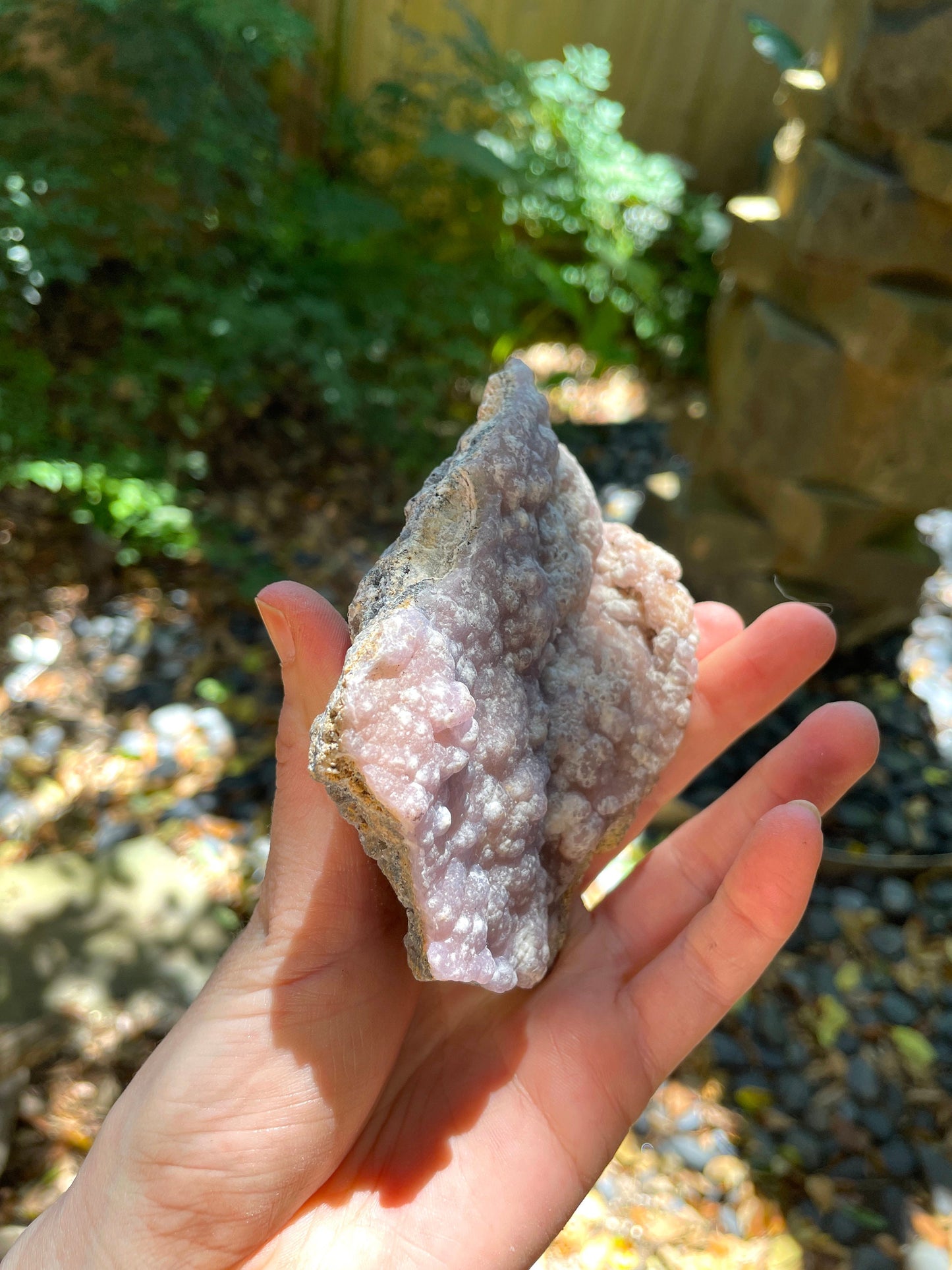 Light Pink, Purple and Orange Botryoidal Smithsonite 422g Specimen from Choix Sinaloa Mexico