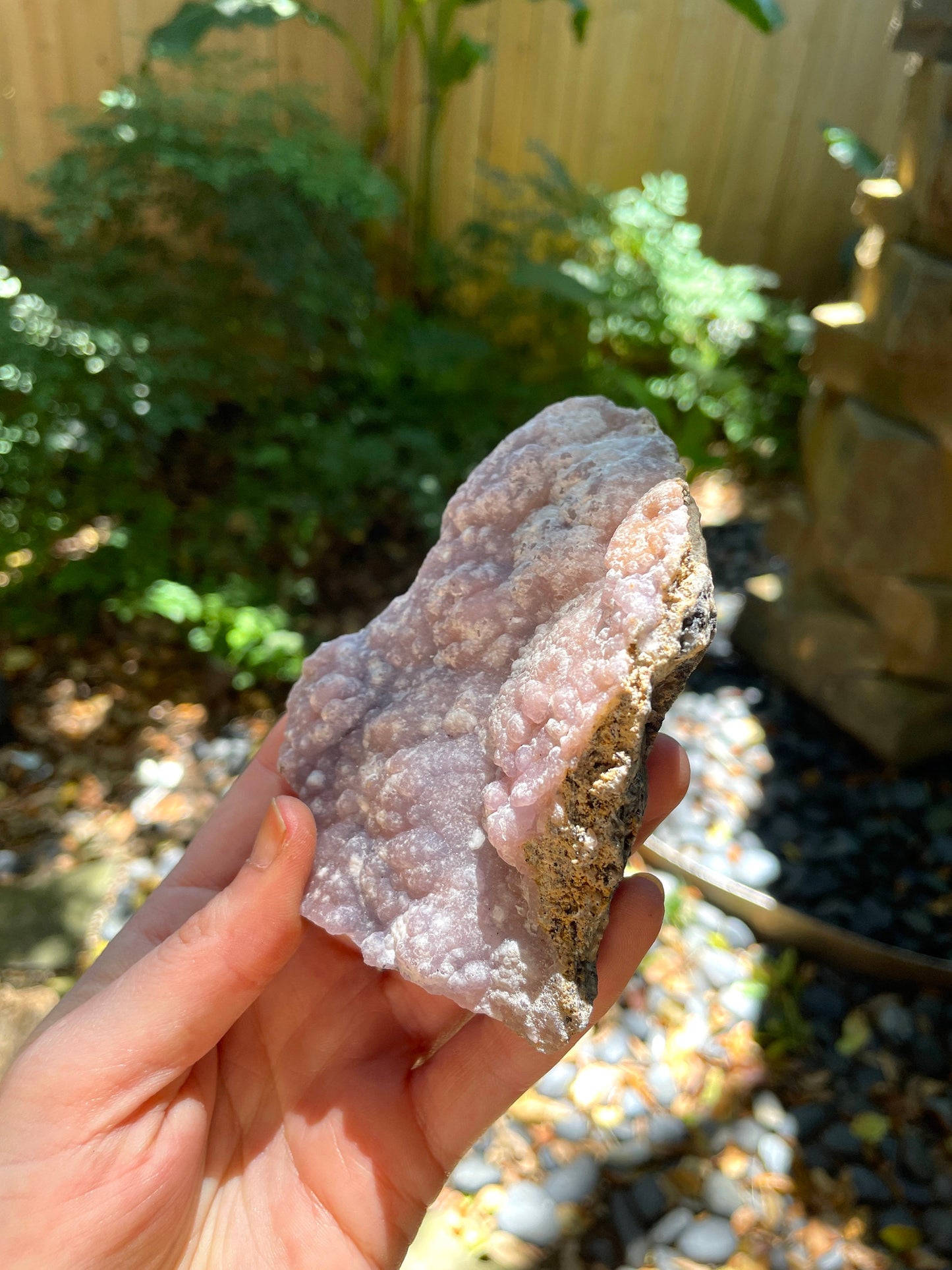 Light Pink, Purple and Orange Botryoidal Smithsonite 422g Specimen from Choix Sinaloa Mexico