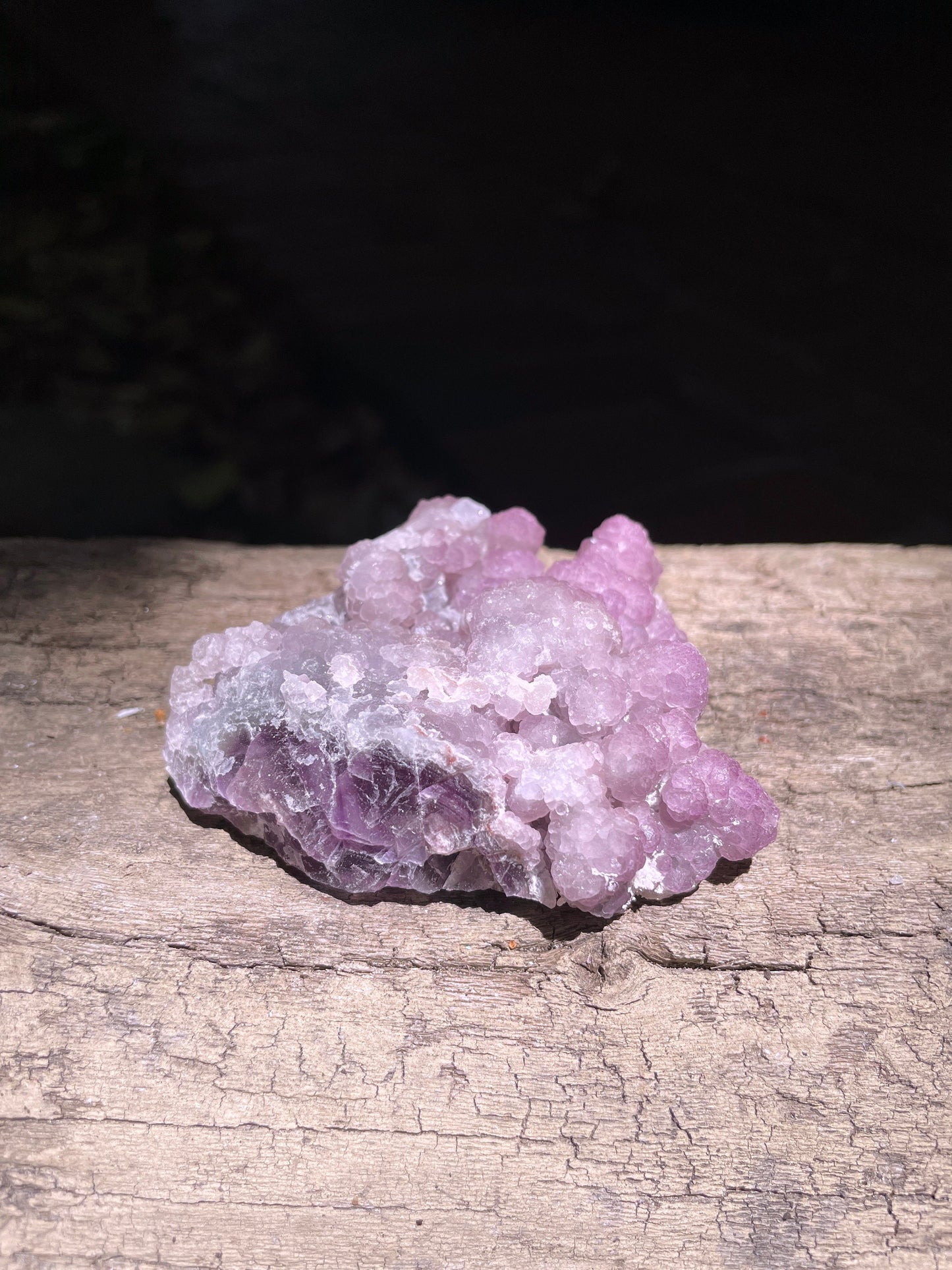 Purple Fluorite With Quartz Epimorphs 116.4g Second Chance Vein, Tombstone AZ Spceimen Mineral Crystal